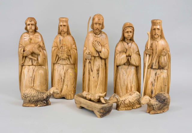 Große Krippenfiguren, 20. Jh., wo