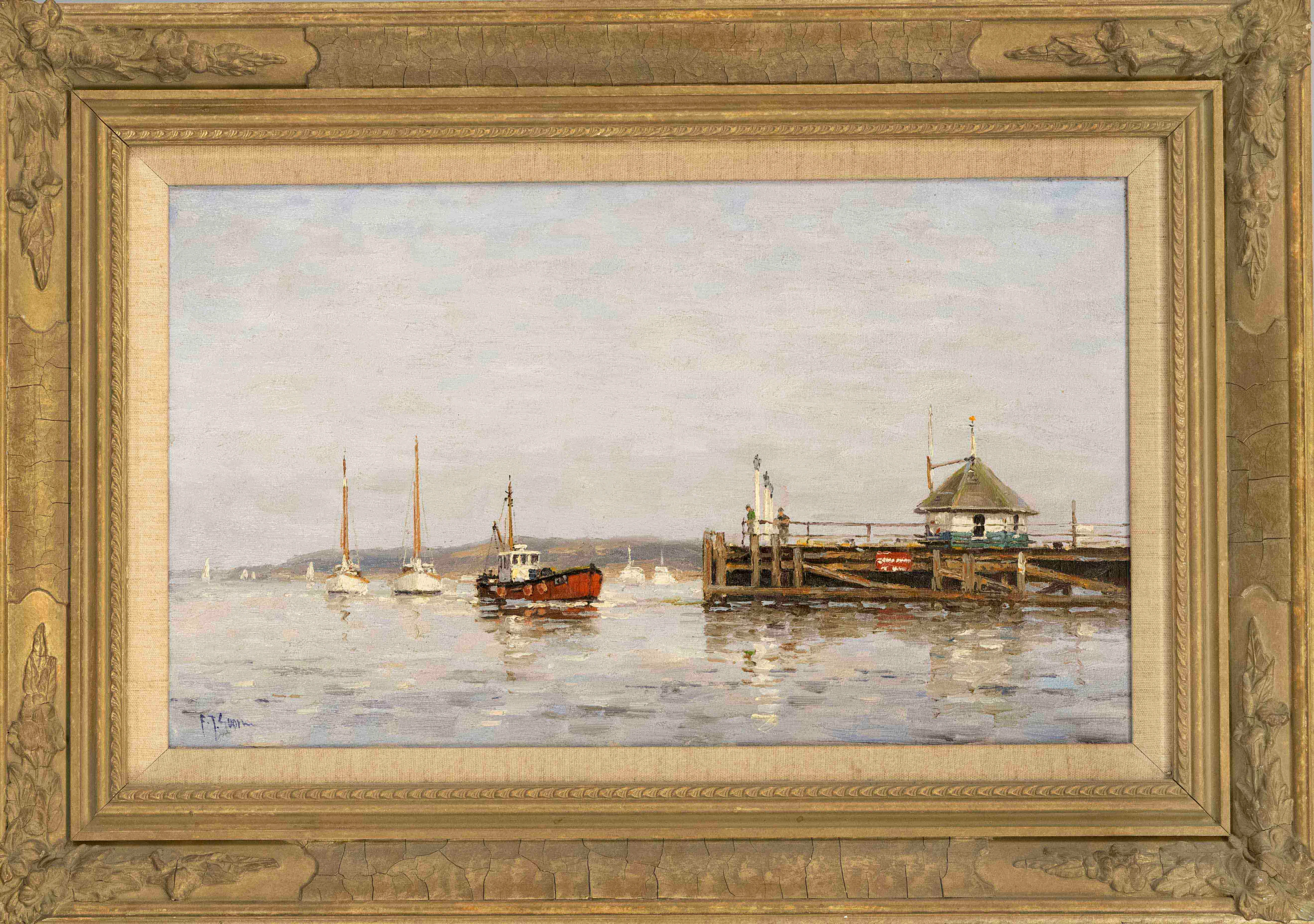 F.T. Hoom, Marinemaler 2. H. 20.