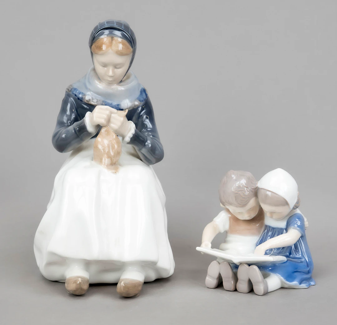 2 Figuren Kopenhagen, 20. Jh., St