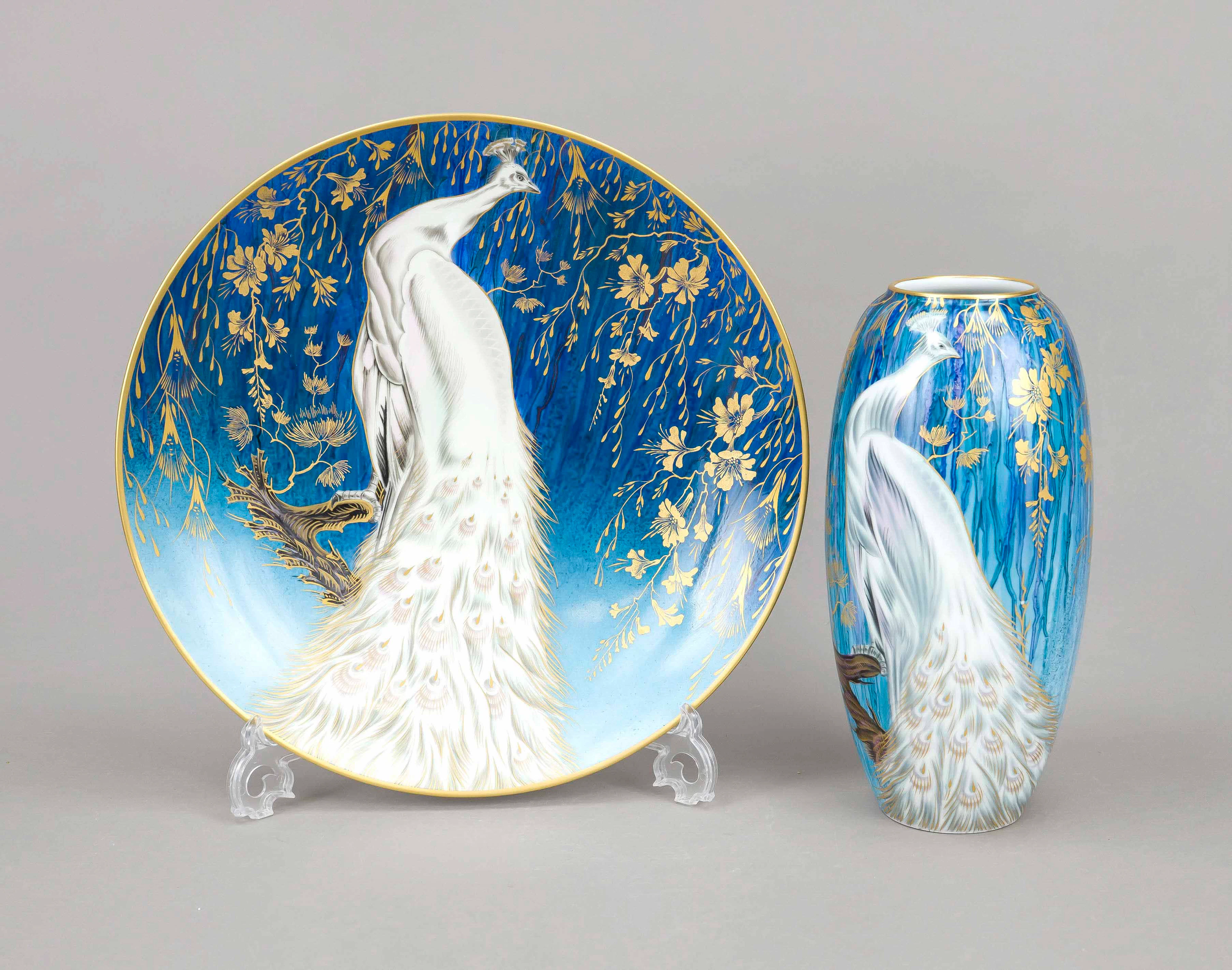 Vase u. Schale, Heinrich Porzella