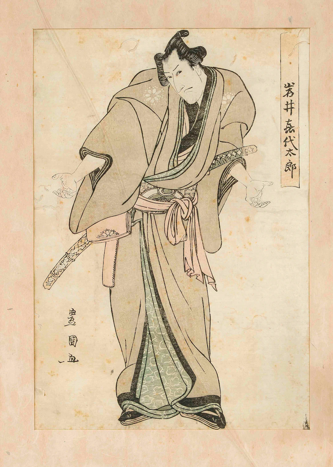 Ukiyo-e Farbholzschnitt Toyokuni