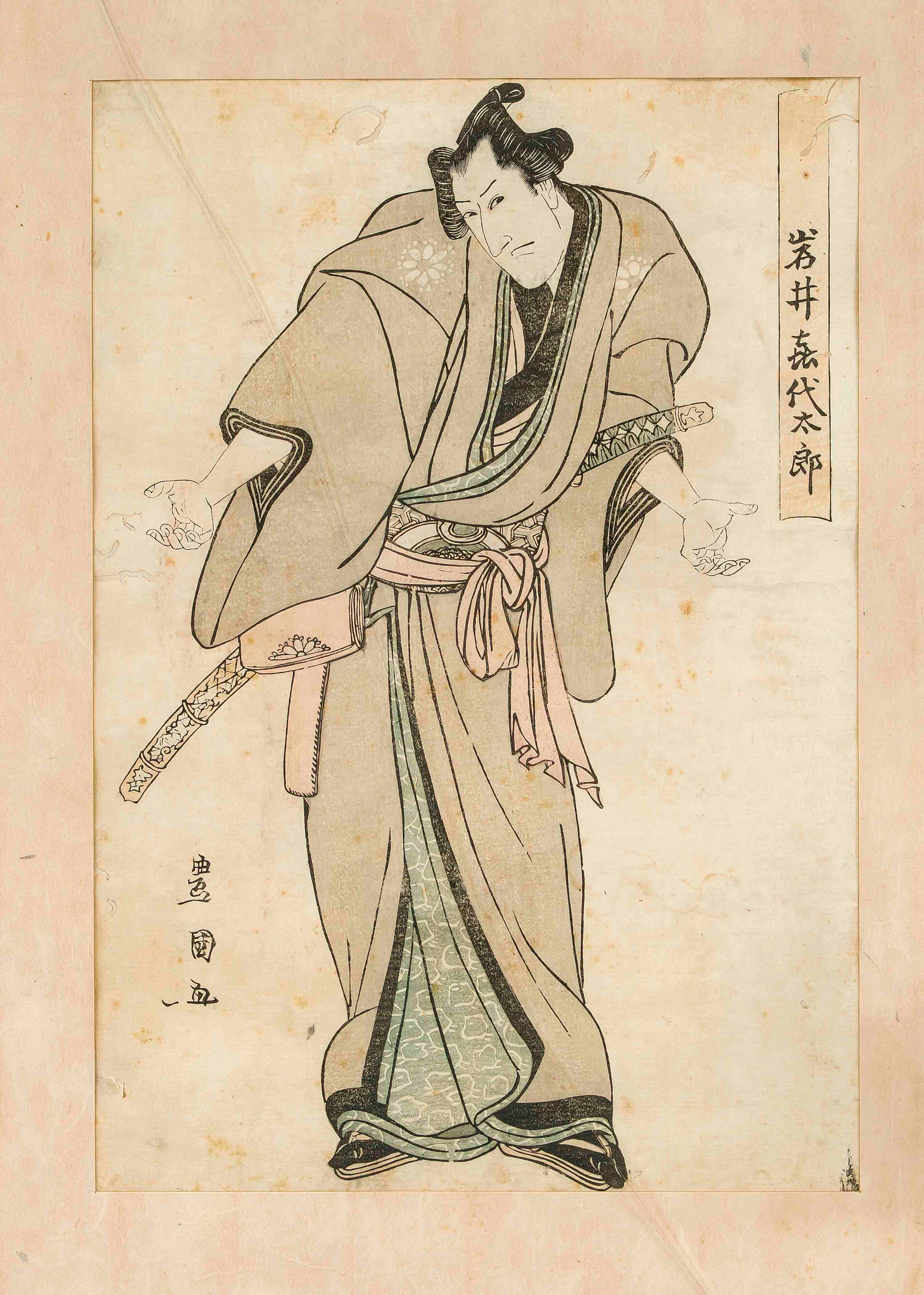 Ukiyo-e Farbholzschnitt Toyokuni