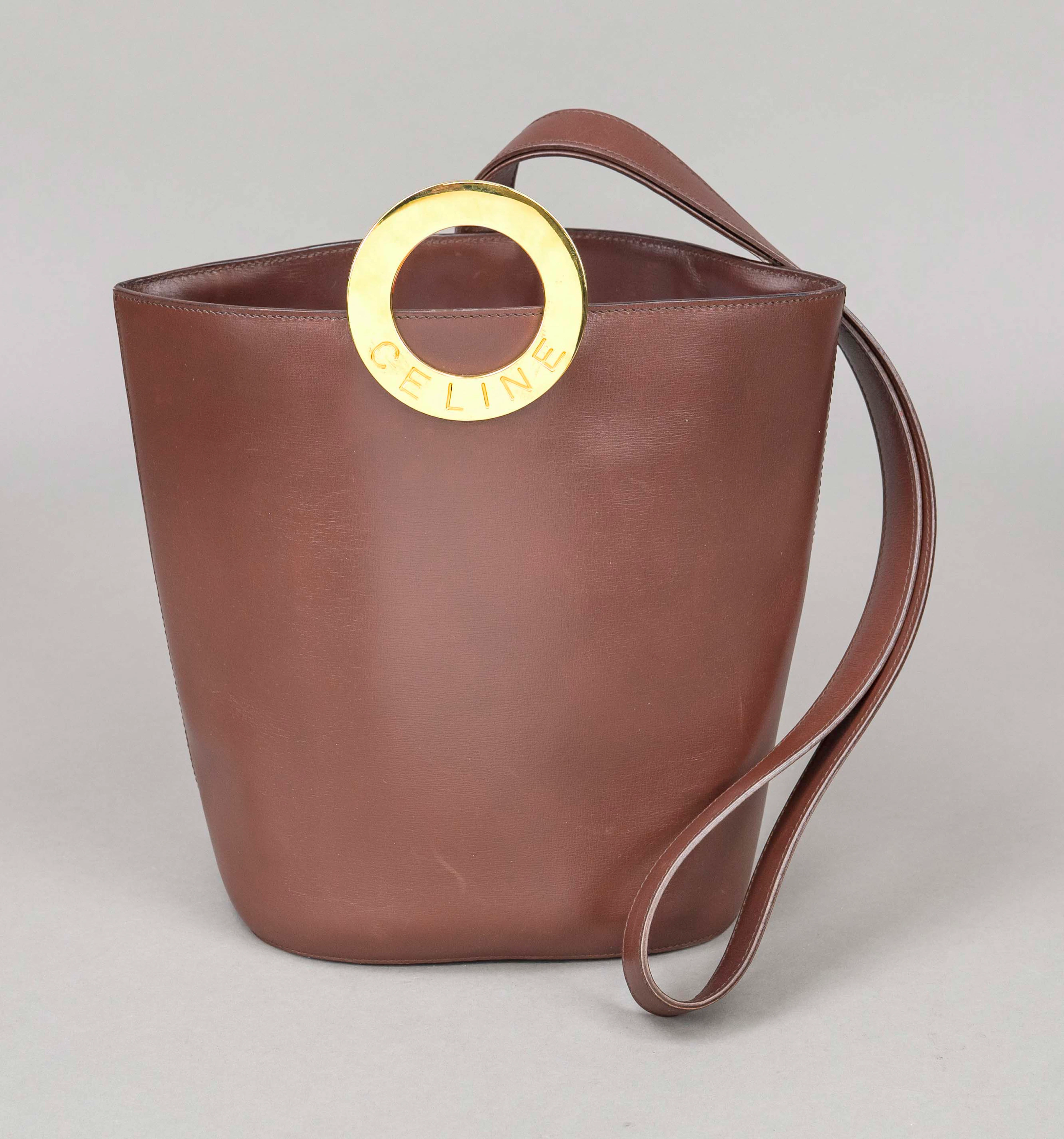 Celine, Vintage Ring Logo Bucket