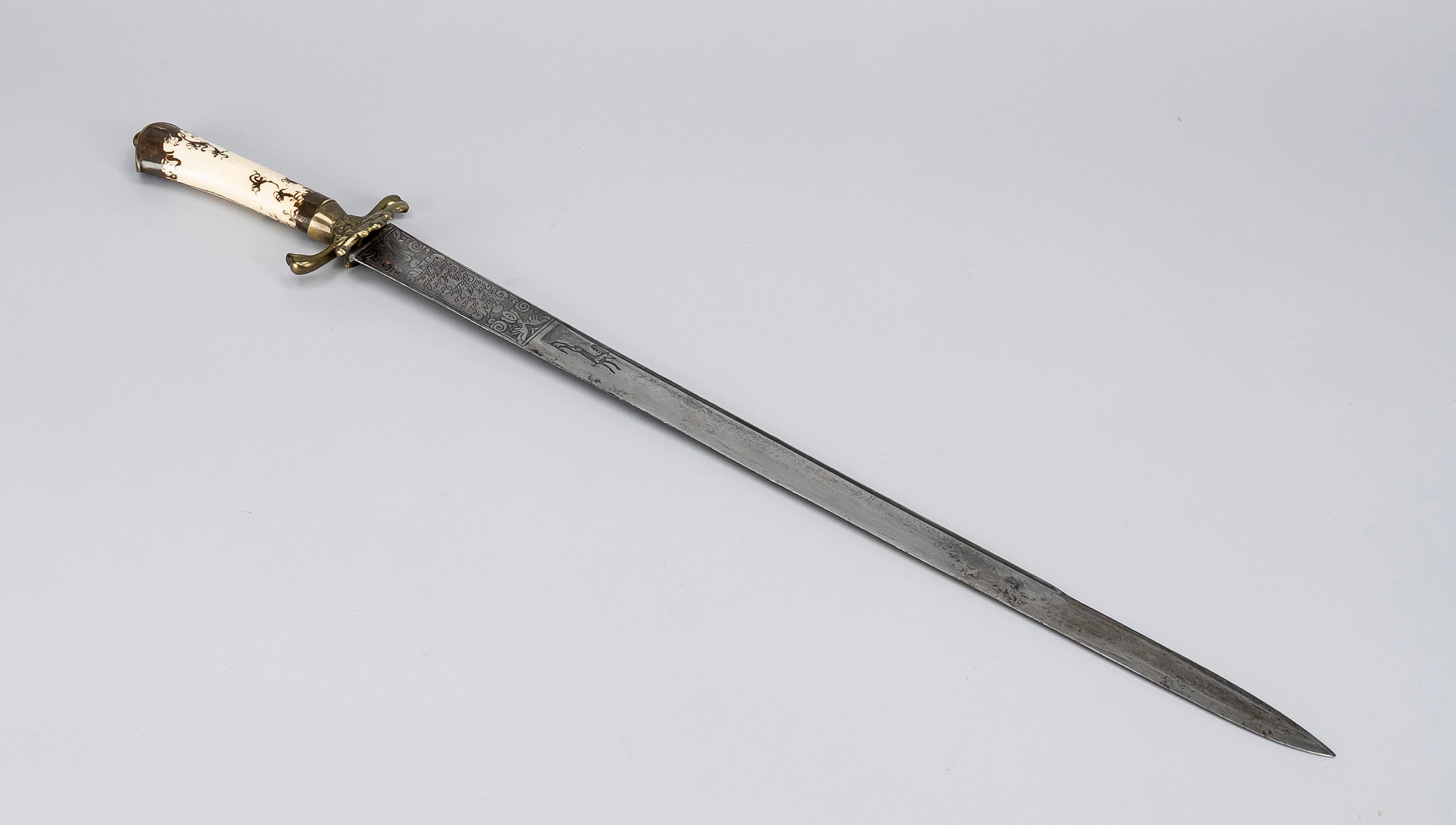 Hirschfänger, Deutschland um 1700