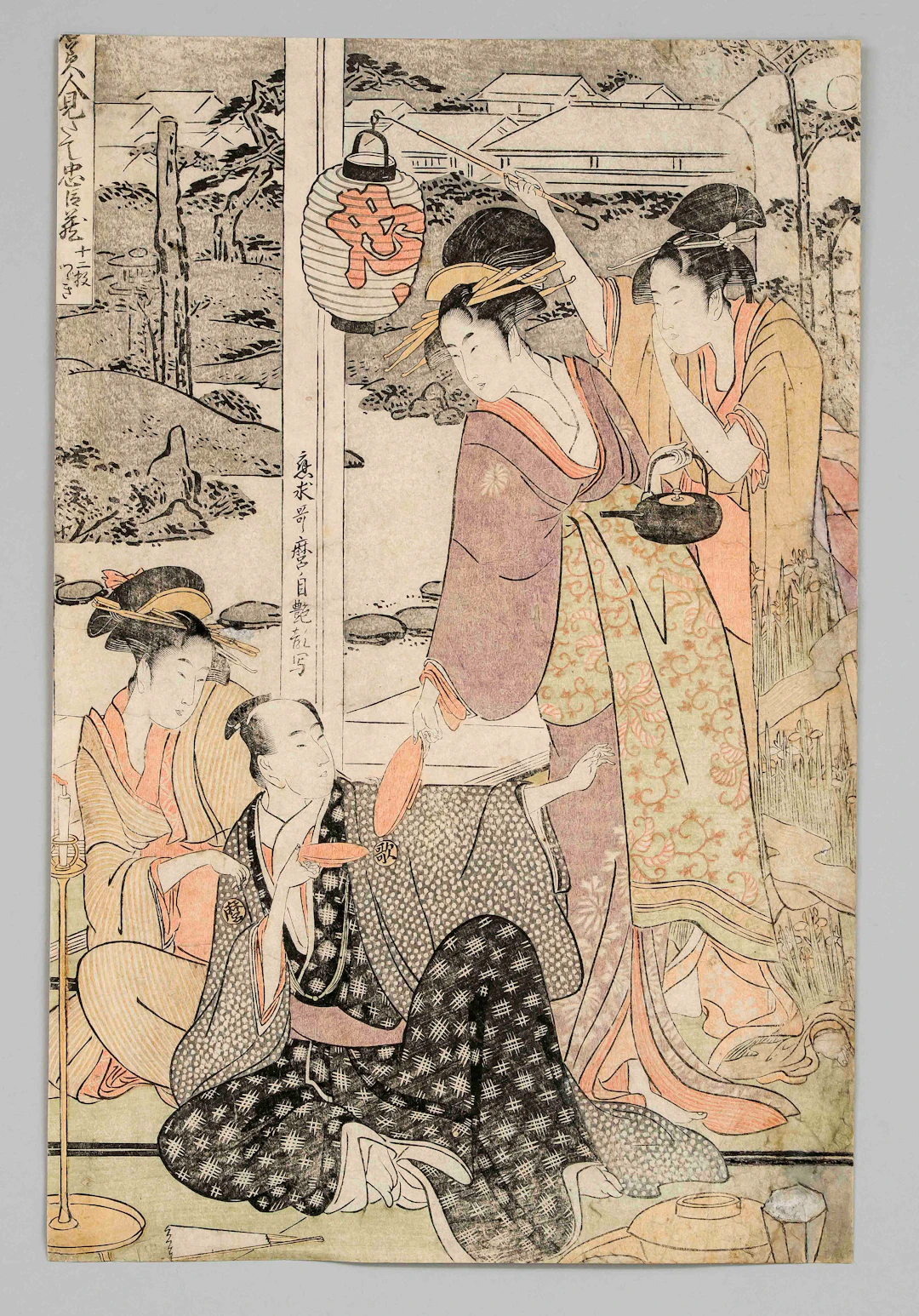 Ukiyo-e Farbholzschnitt Kitagawa