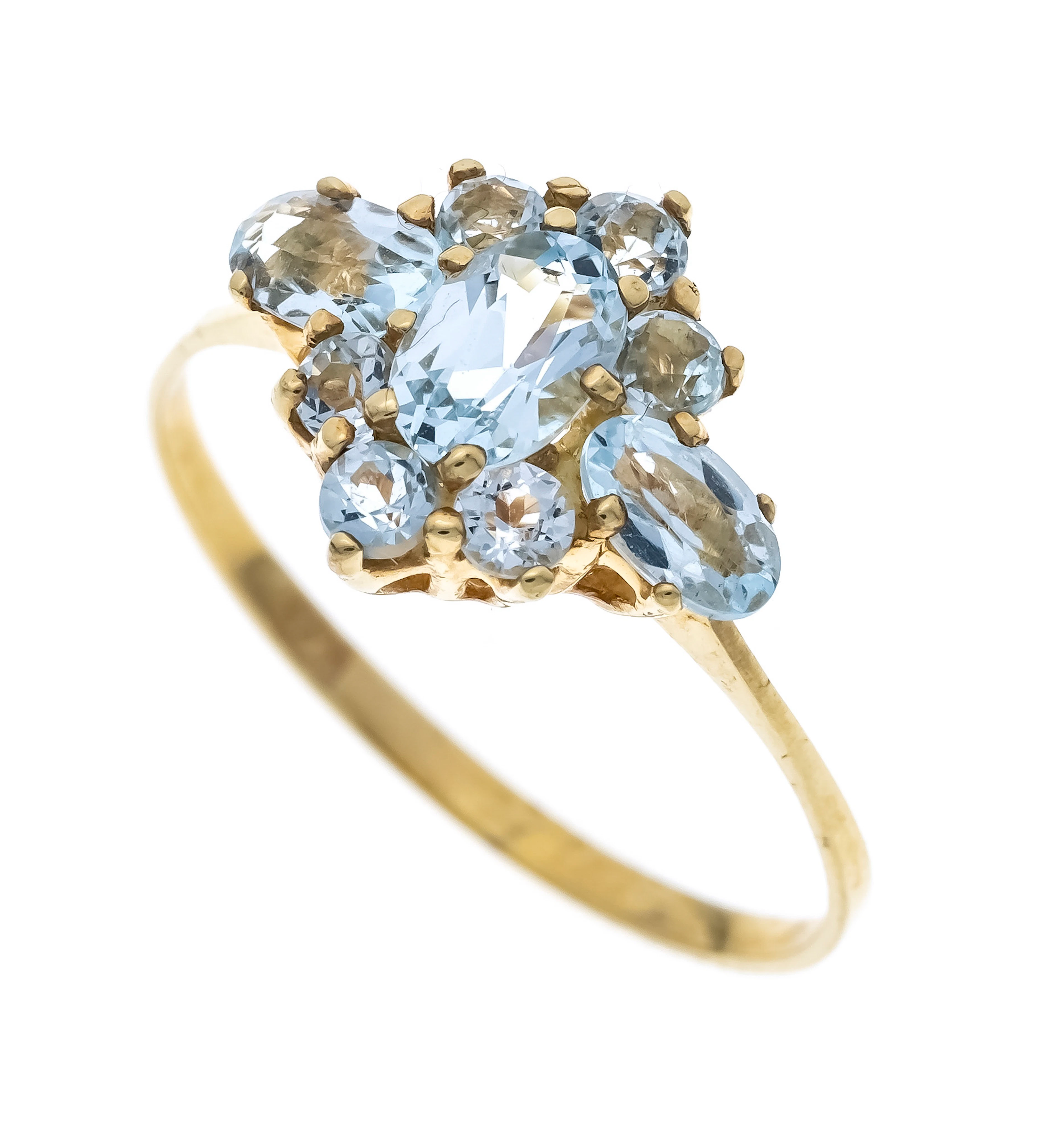 Skyblue-Blautopas-Ring GG 333/000