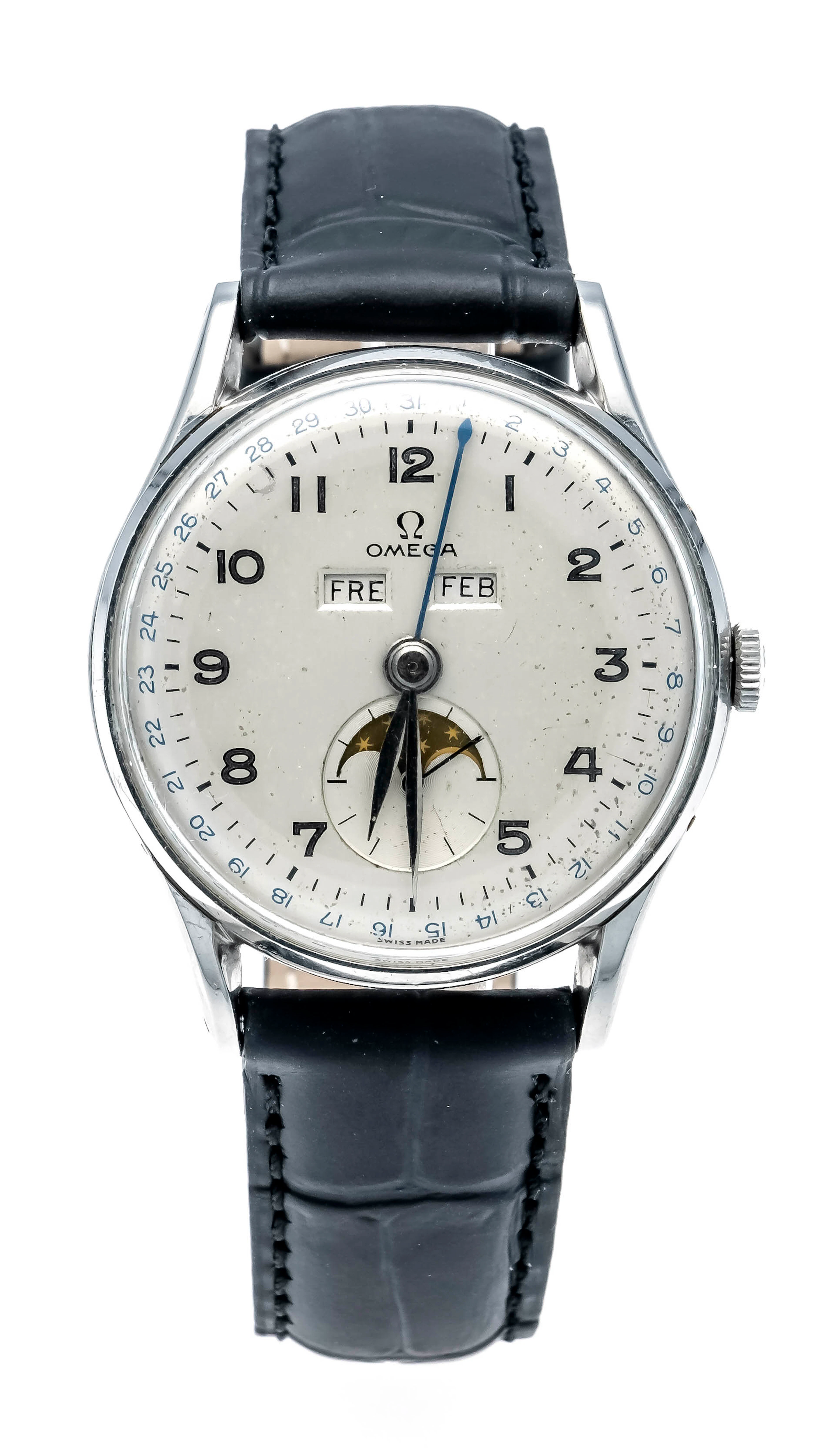 Omega Cosmic, Stahl, Handaufzug