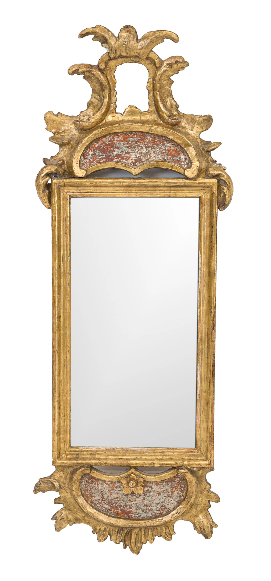 Barock-Wandspiegel, 18. Jh., Holz