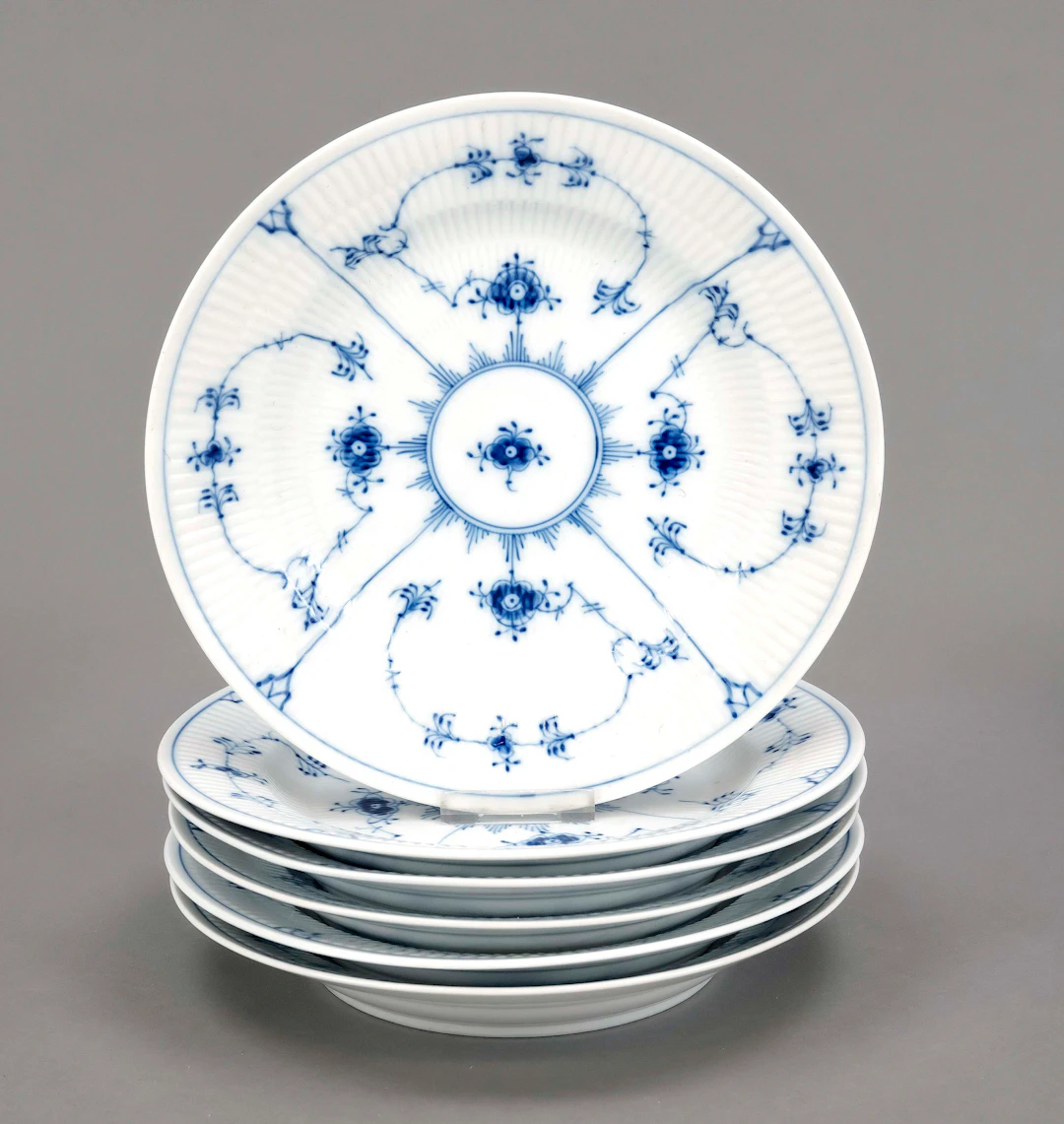 6 Speiseteller, Royal Copenhagen
