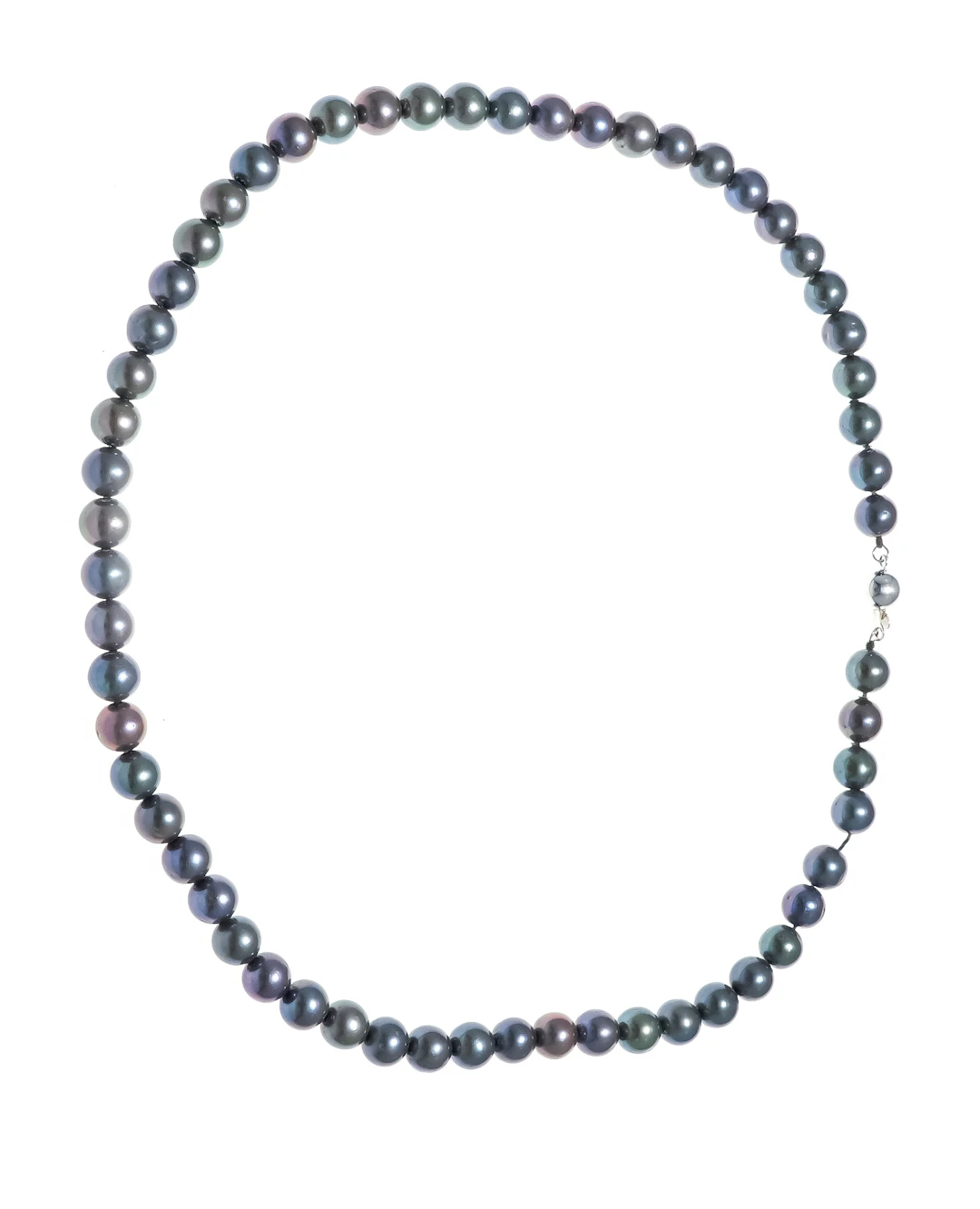 Zuchtperlen-Collier mit Kugelstec