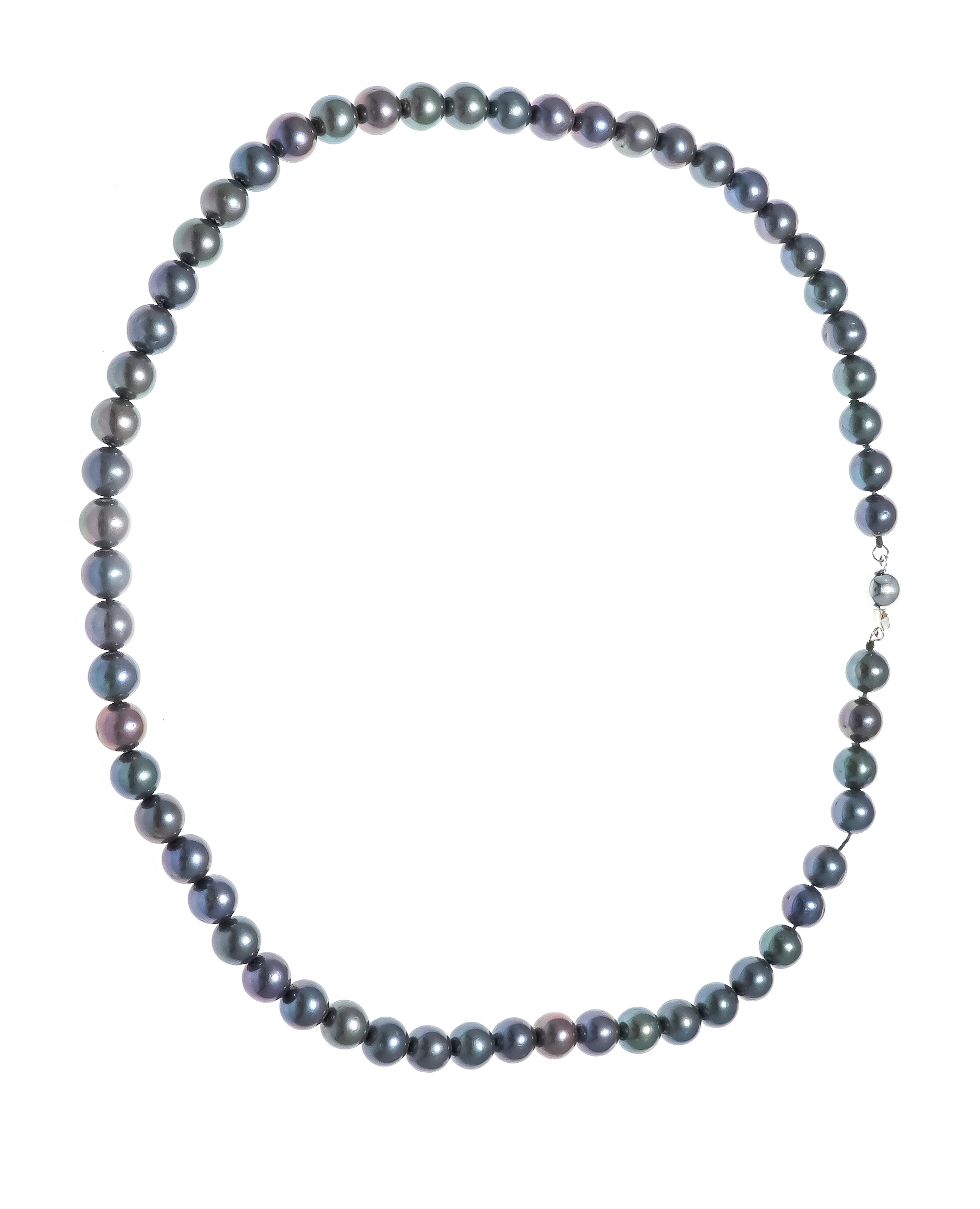 Zuchtperlen-Collier mit Kugelstec