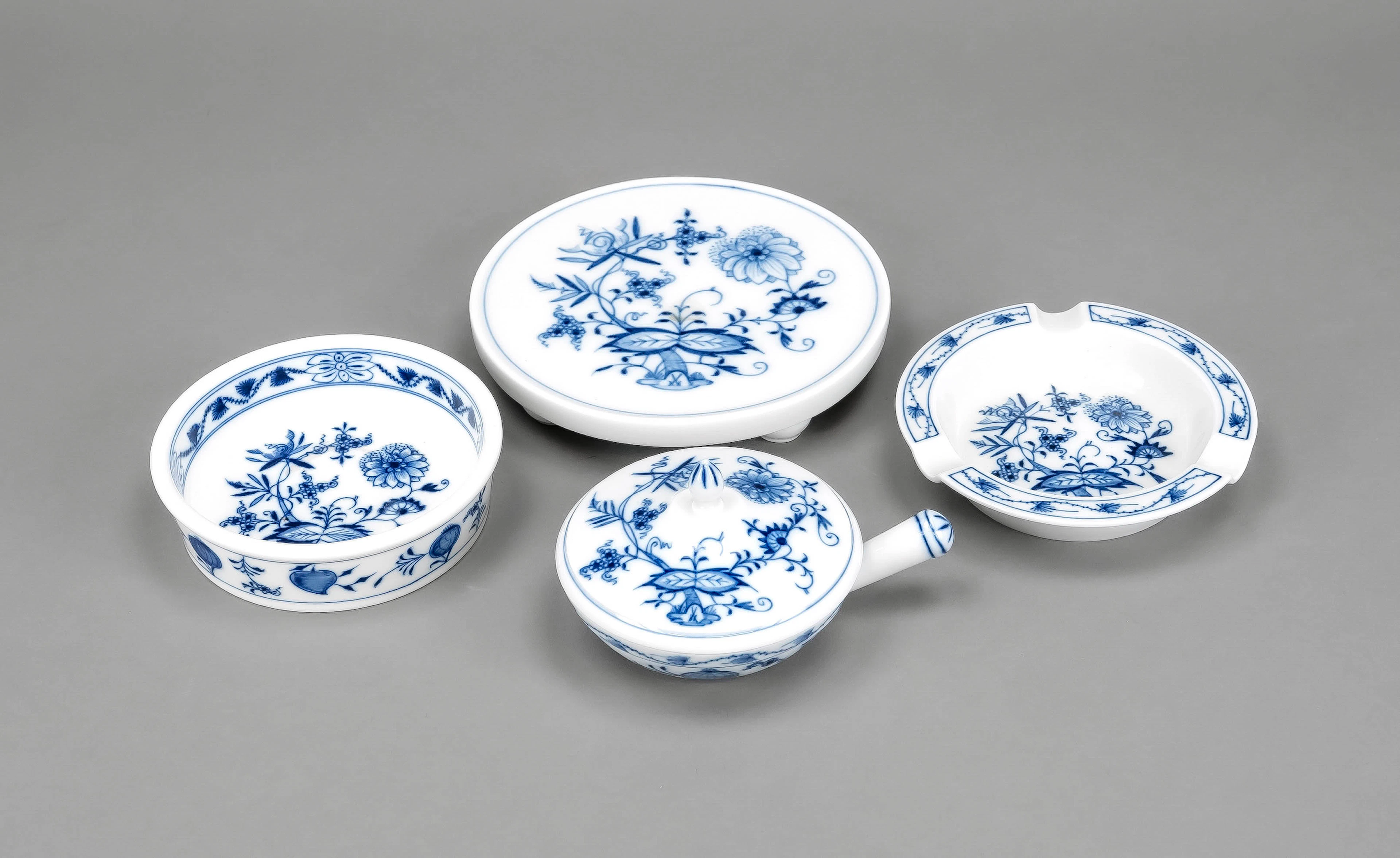 Vier Teile Zwiebelmuster, Meissen