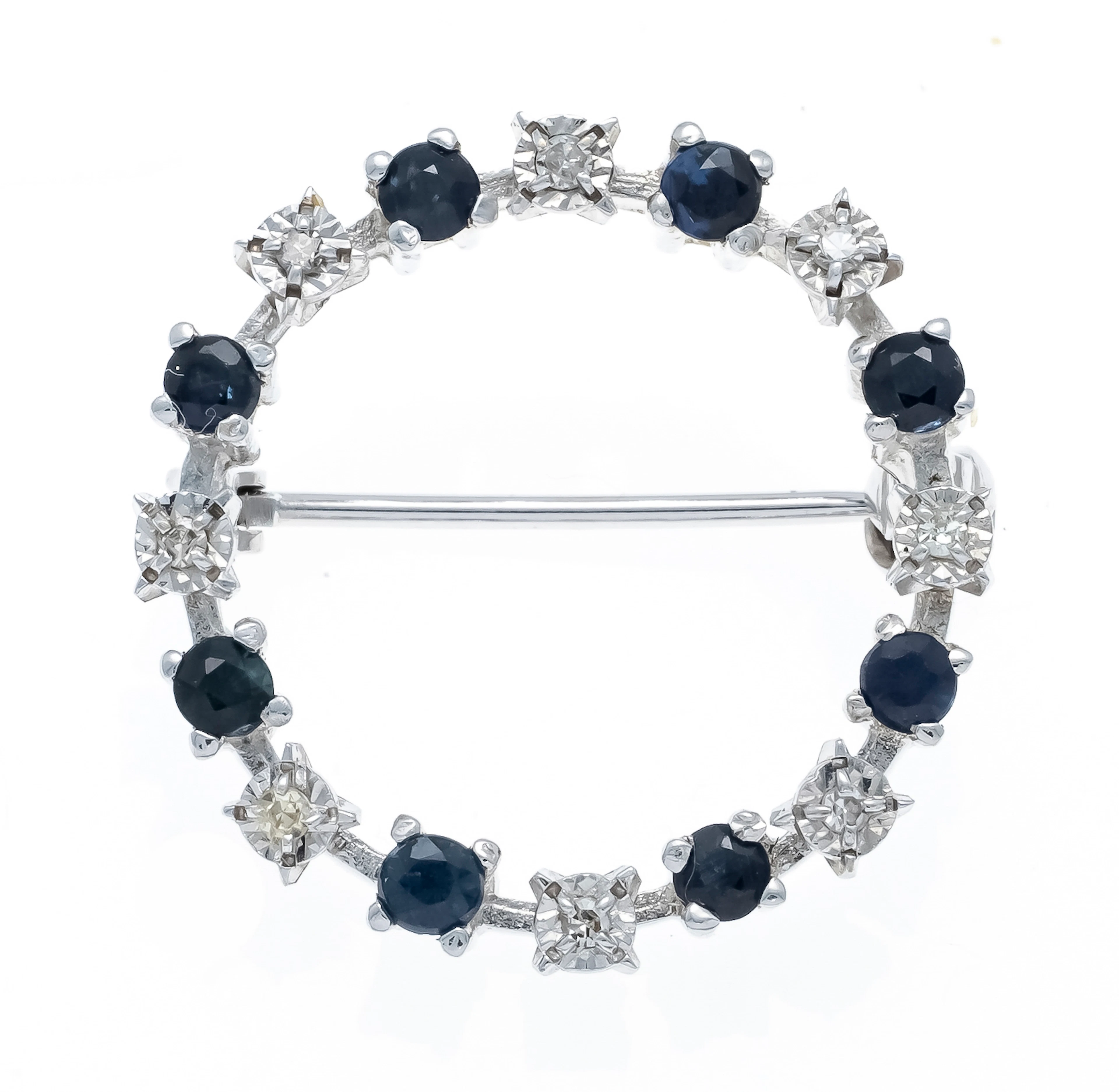 Saphir-Brillant Ringbrosche WG 58