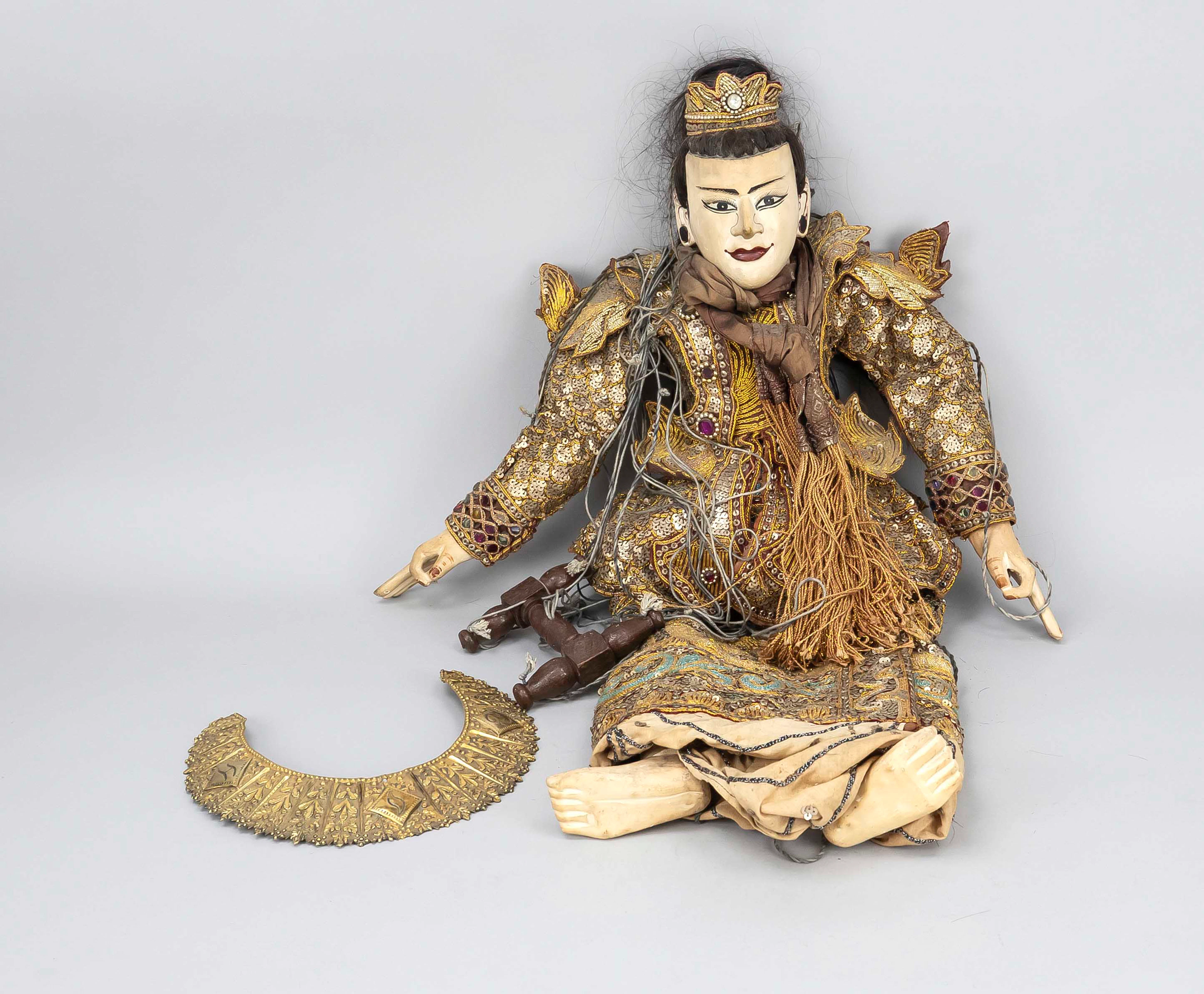 Große Puppe/Marionette, Burma/Mya
