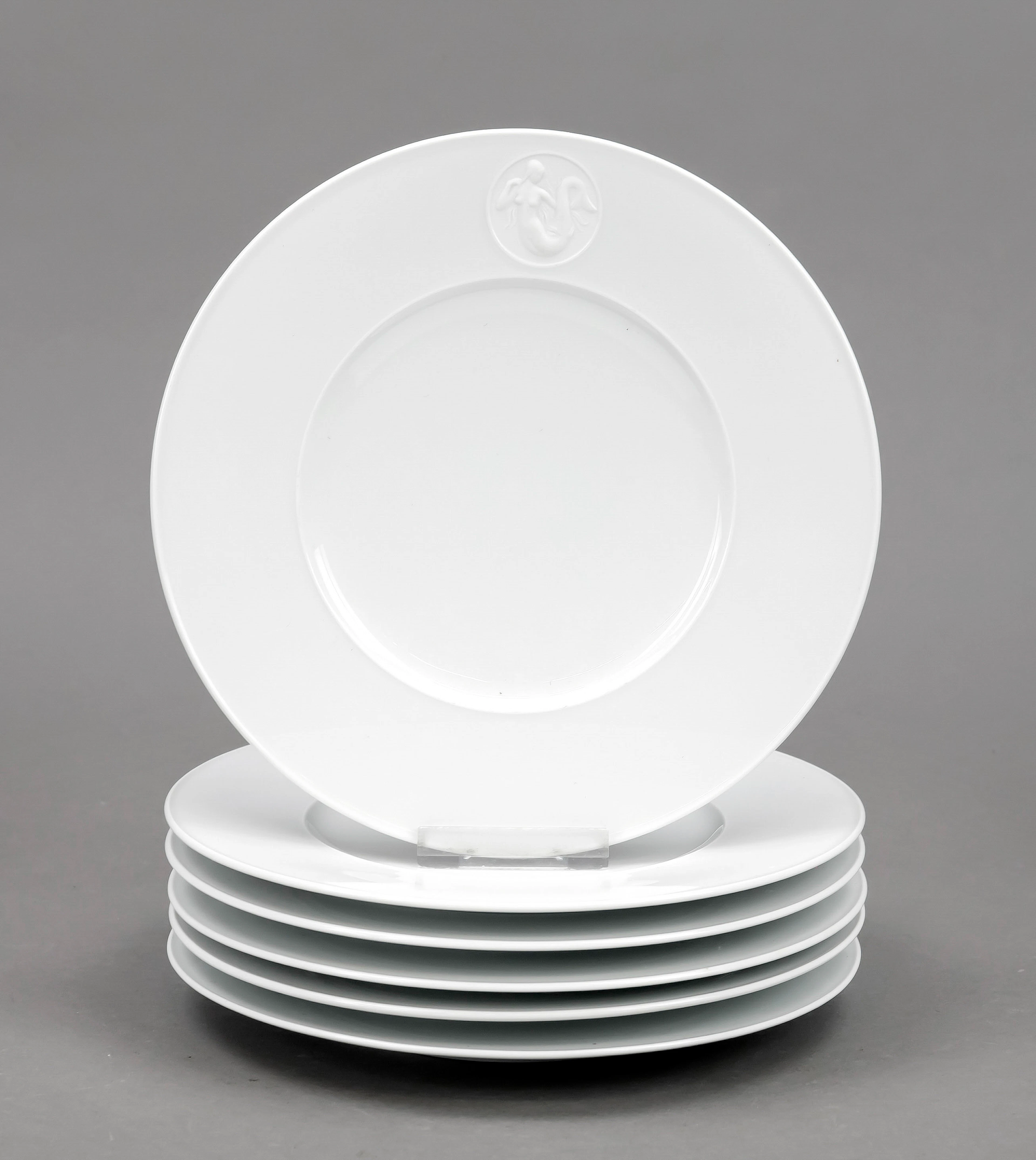Sechs flache Teller, KPM Berlin