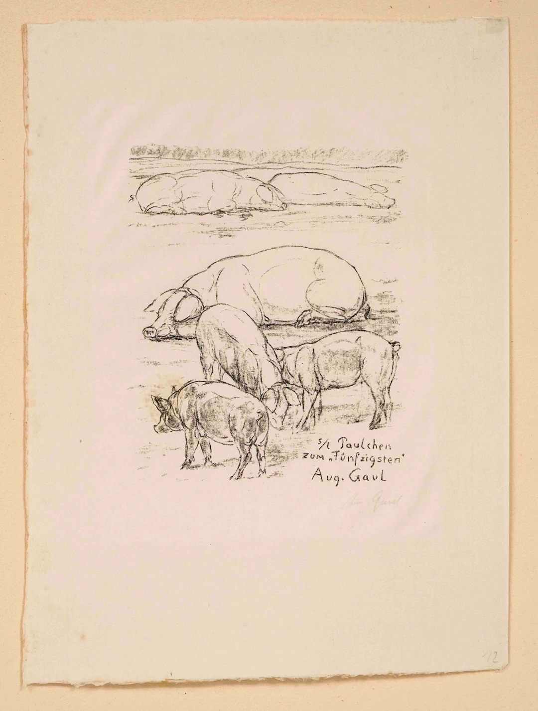 August Gaul (1869-1921), ''Paulch