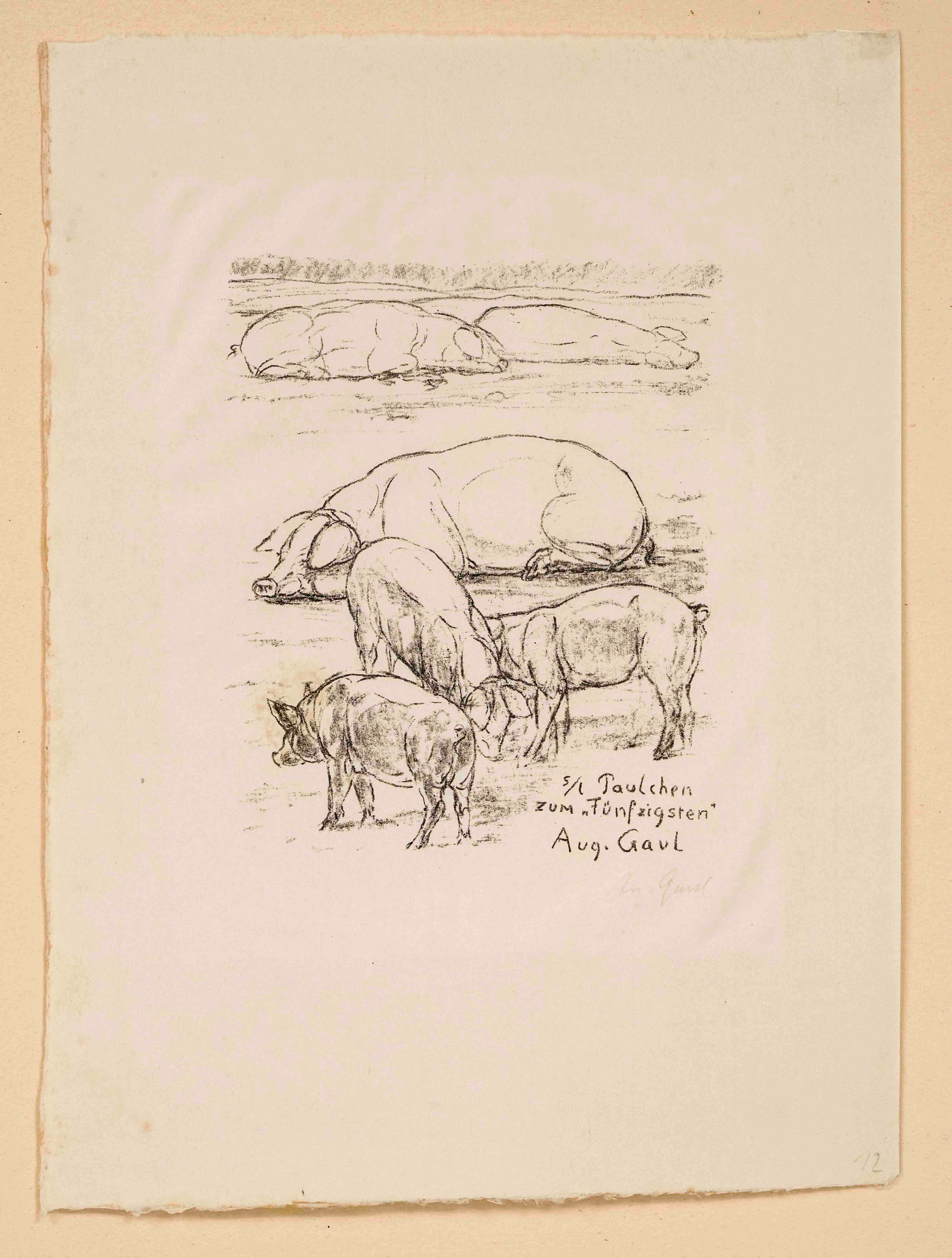 August Gaul (1869-1921), ''Paulch