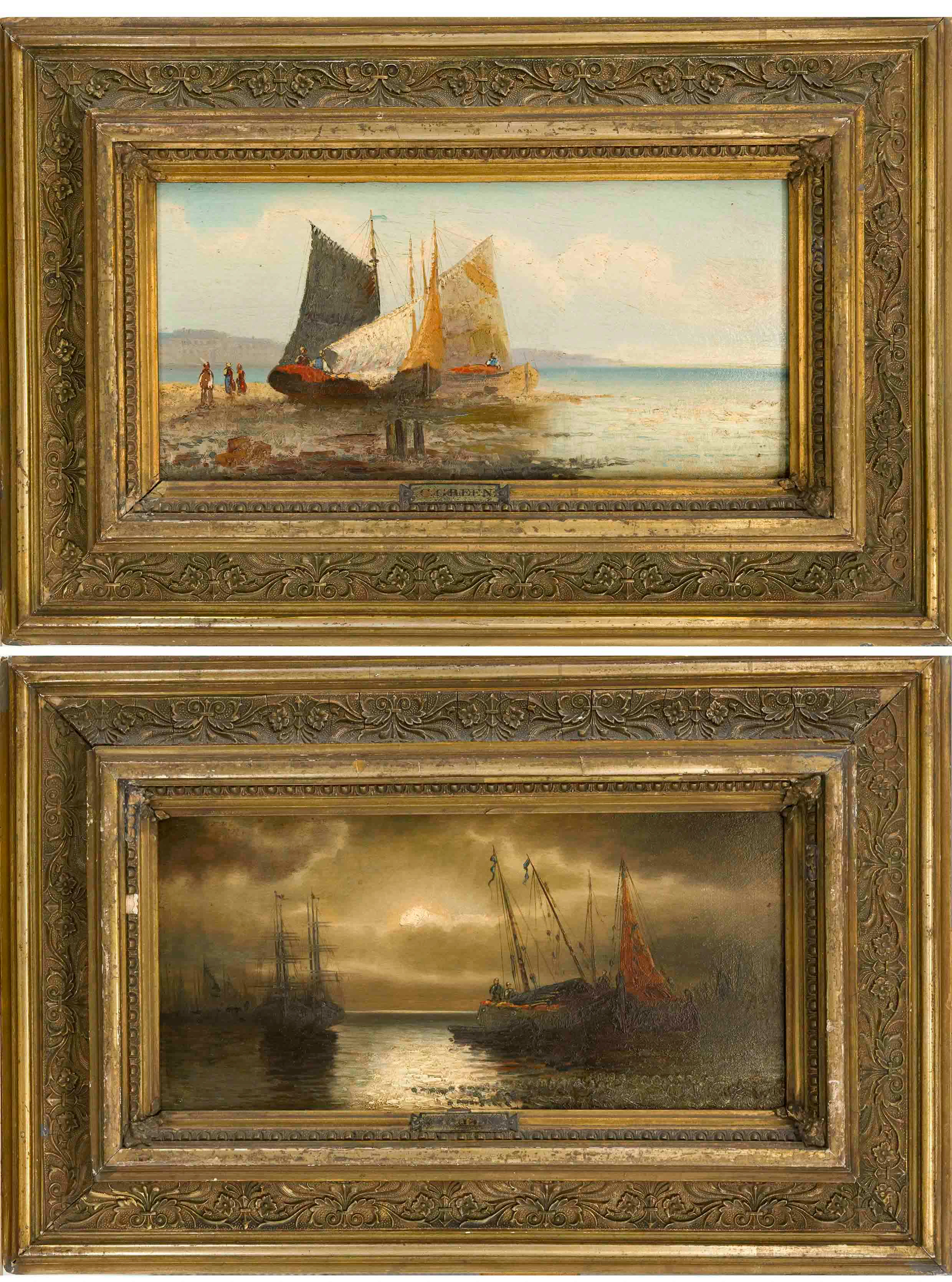 C. Green, britischer Marinemaler