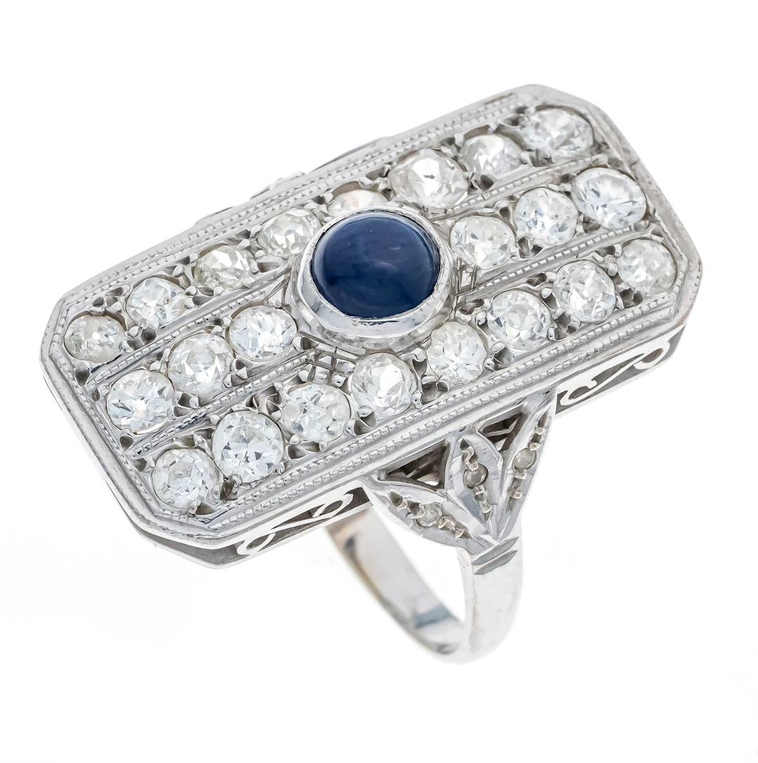 Art Déco-Ring um 1930 WG 585/000