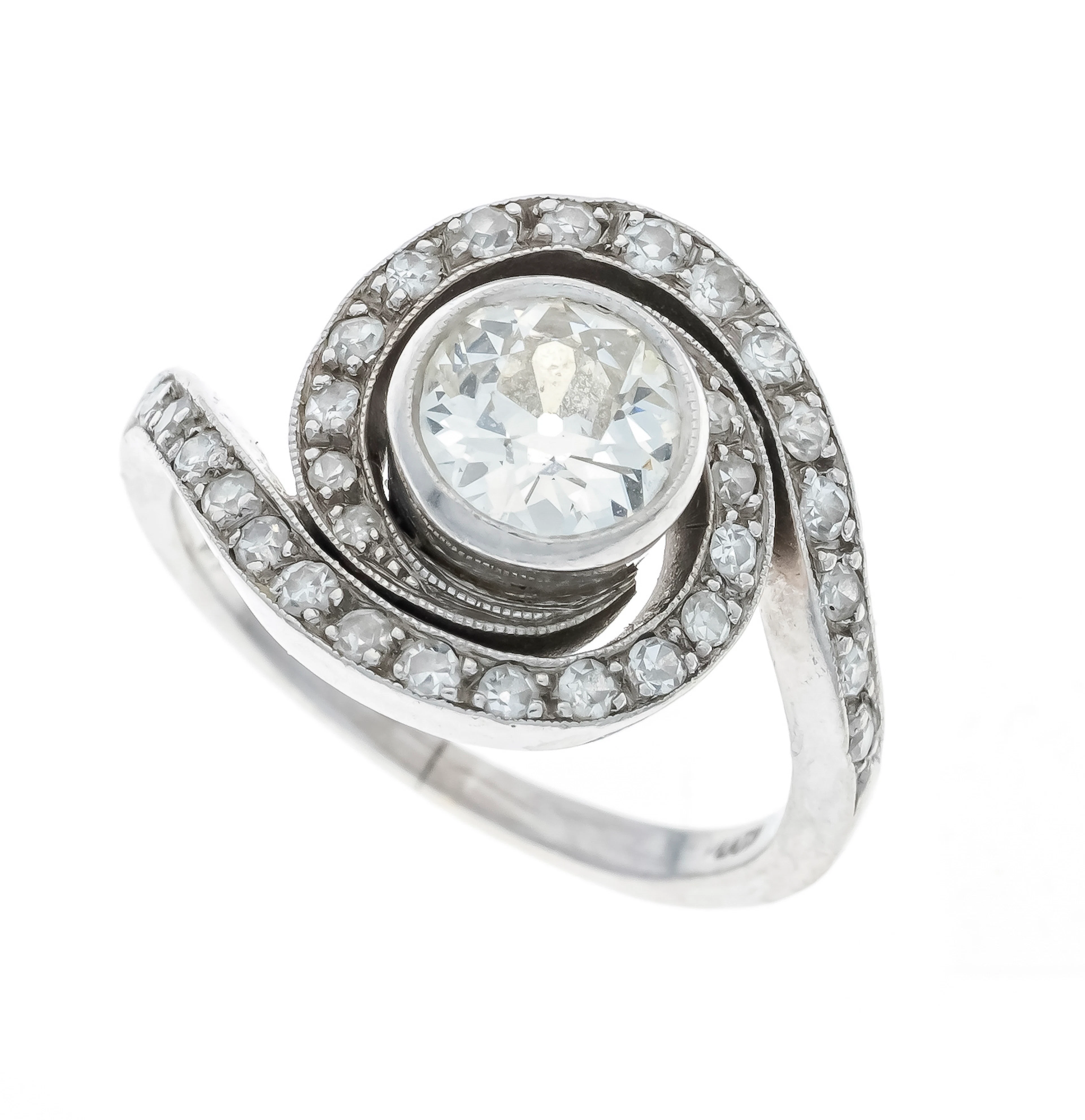 Altschliff-Diamant-Ring um 1910 P