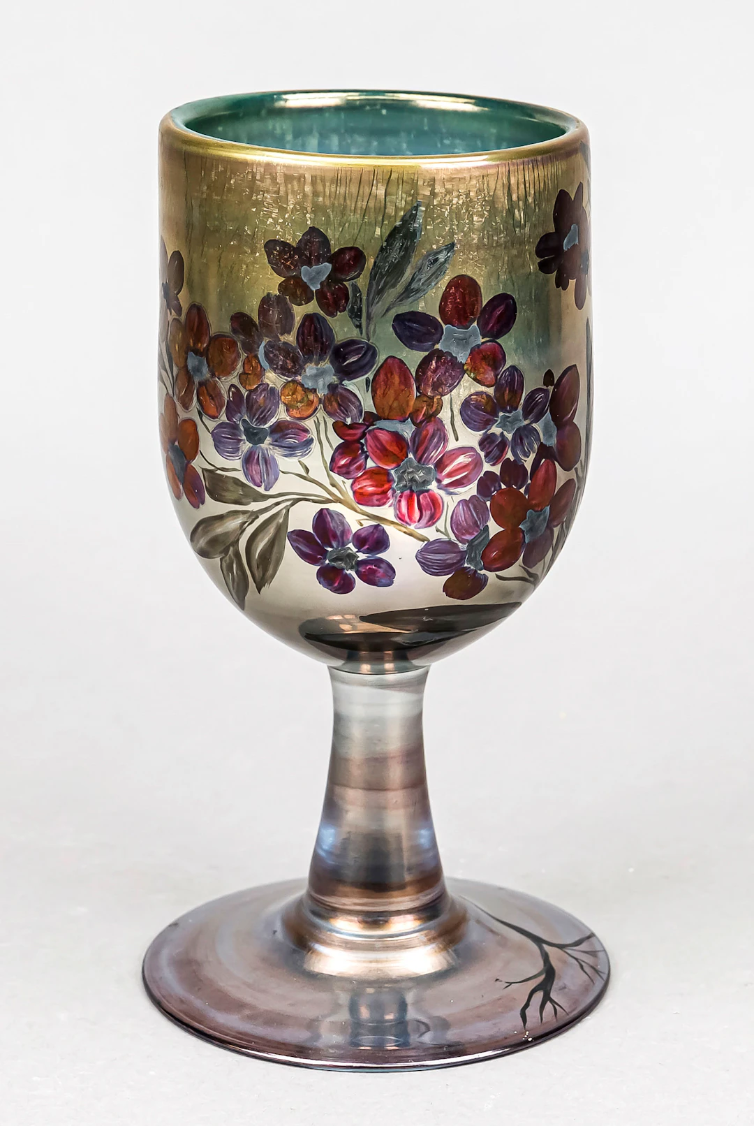 Pokalglas, Eisch, 1982, runder St