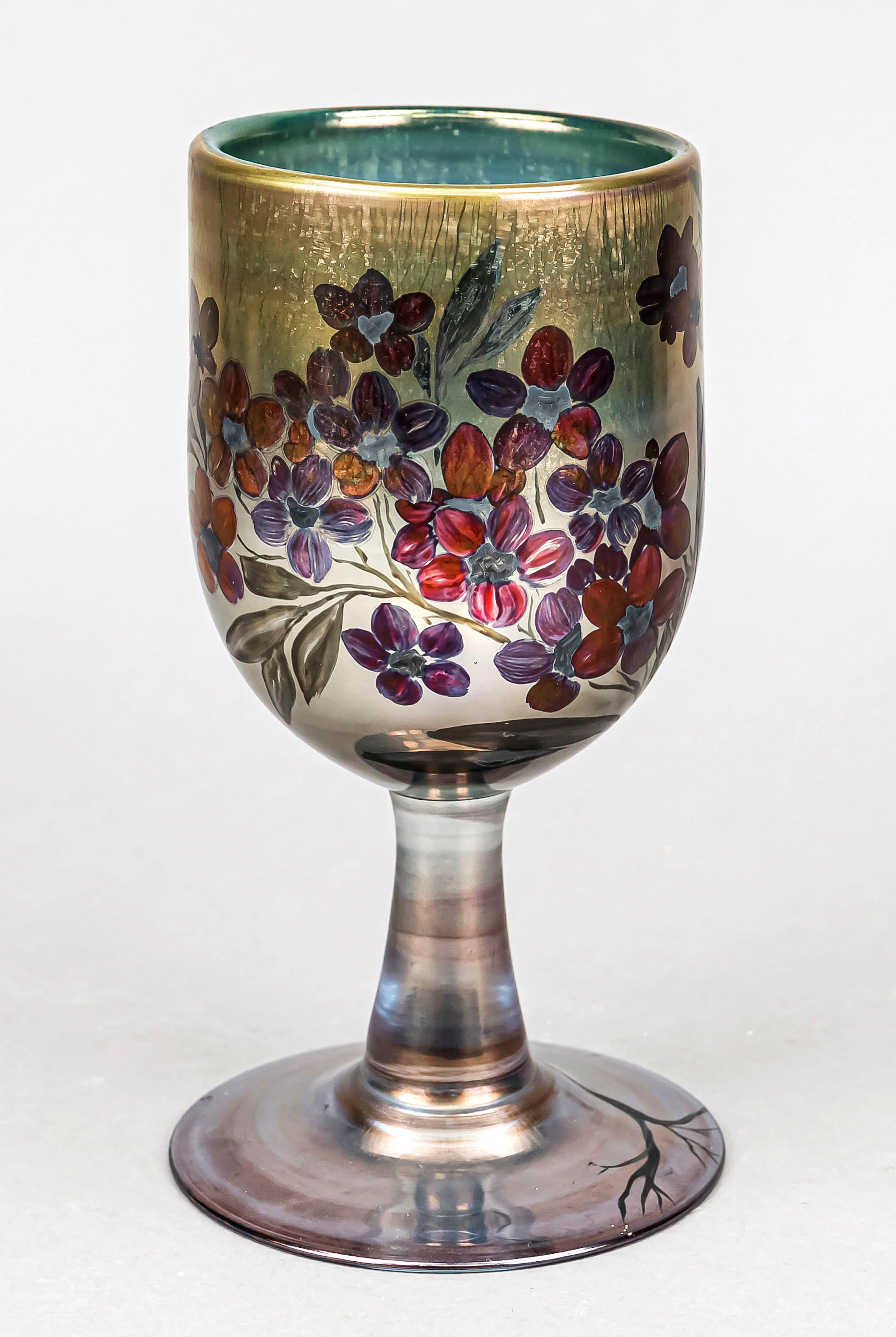 Pokalglas, Eisch, 1982, runder St