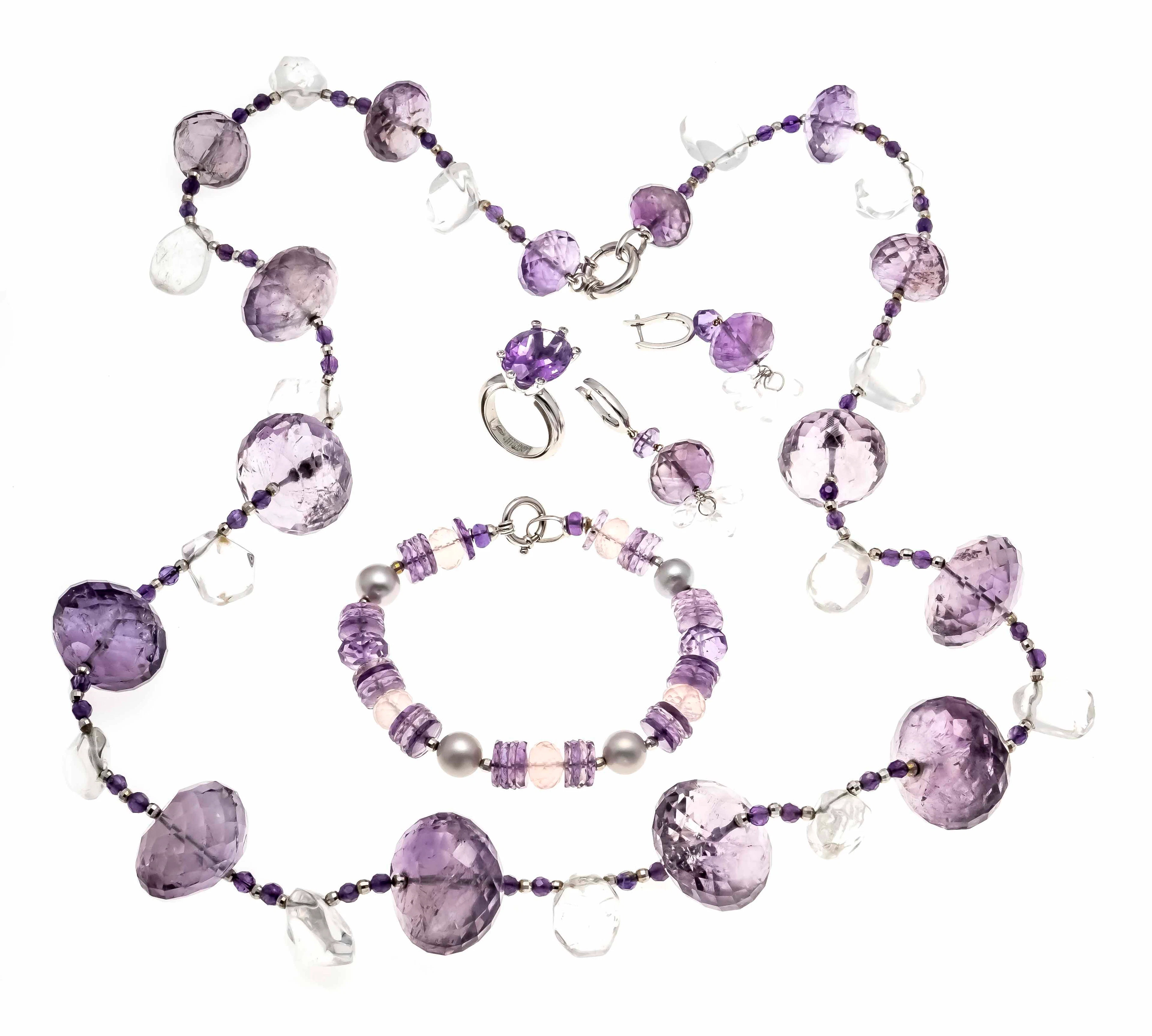 3-teiliges Gioielli Amethyst-Set W