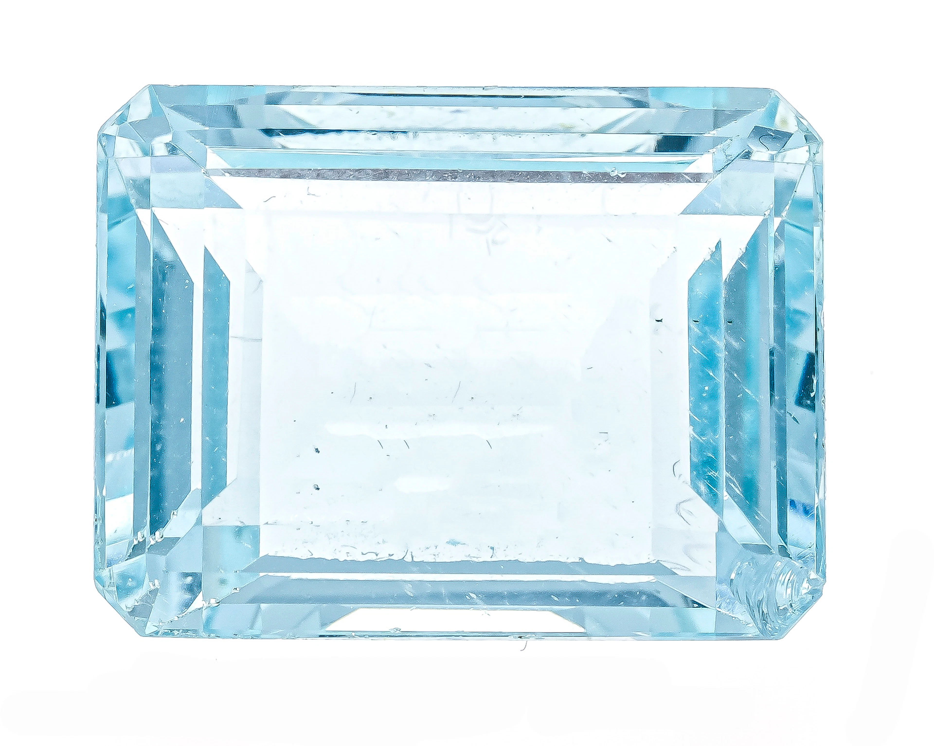 Aquamarin 16,83 ct im Smaragdschl