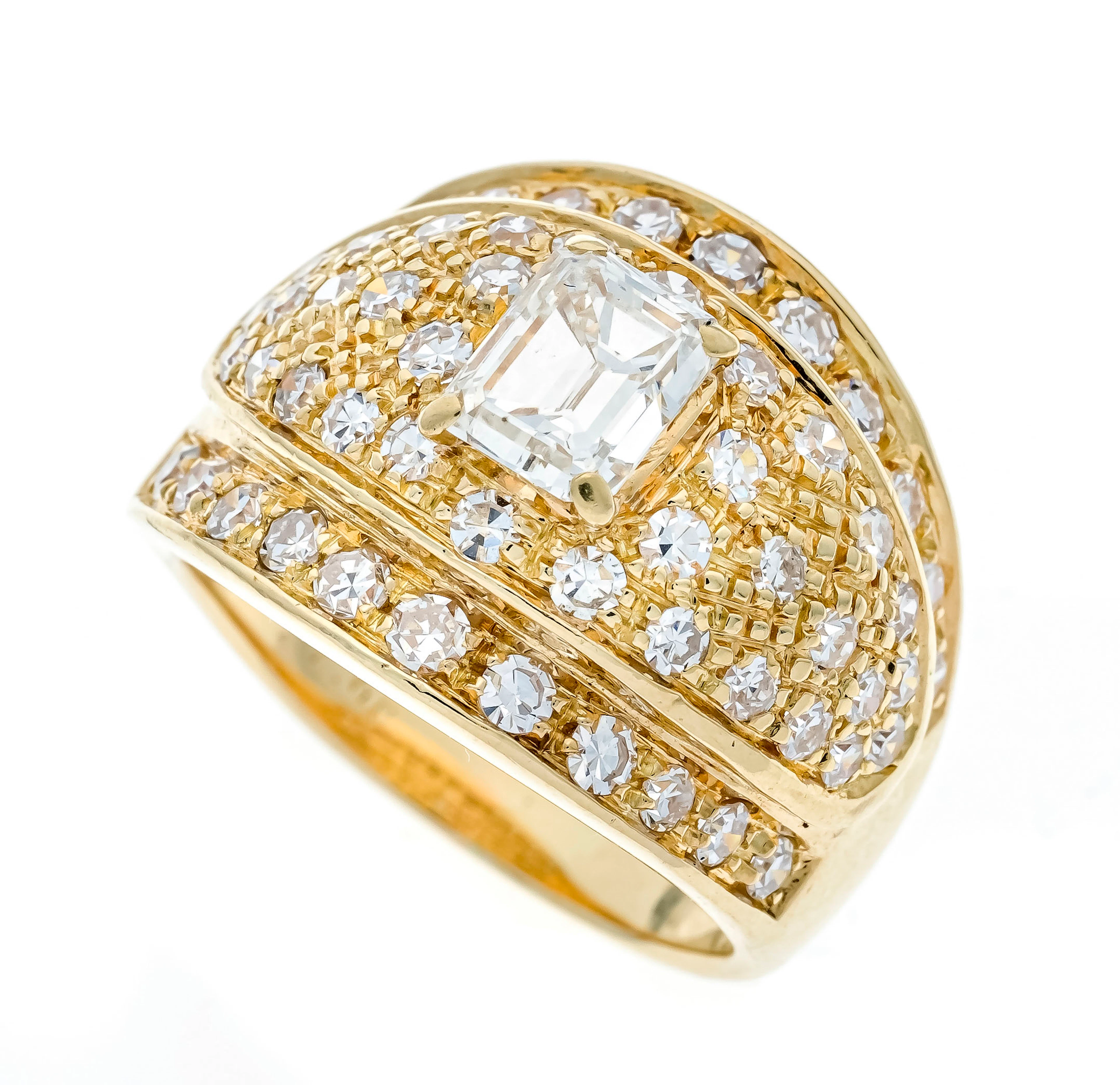 Diamant-Brillant Kuppelring GG 75