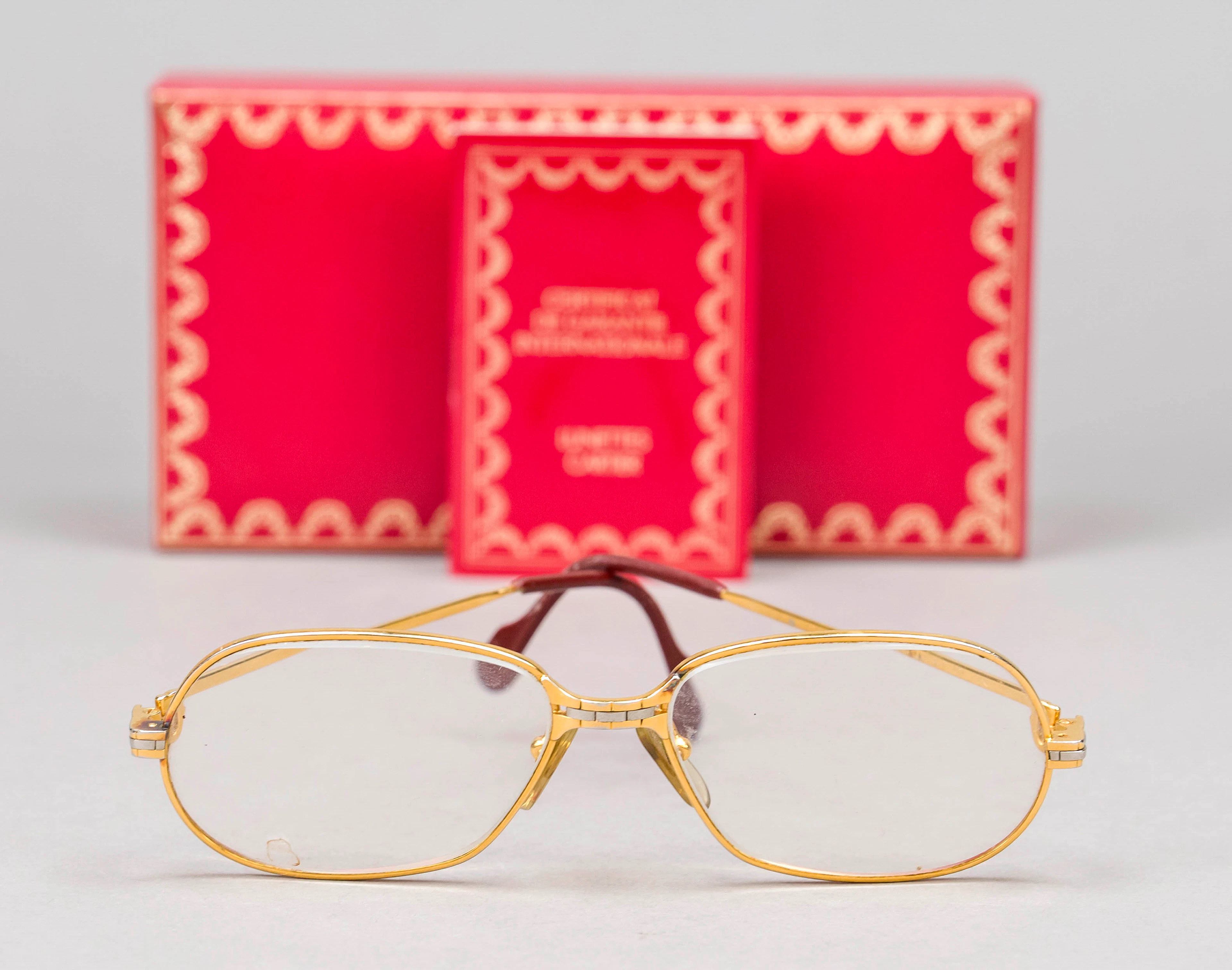 Cartier, Lesebrille, schmales gol
