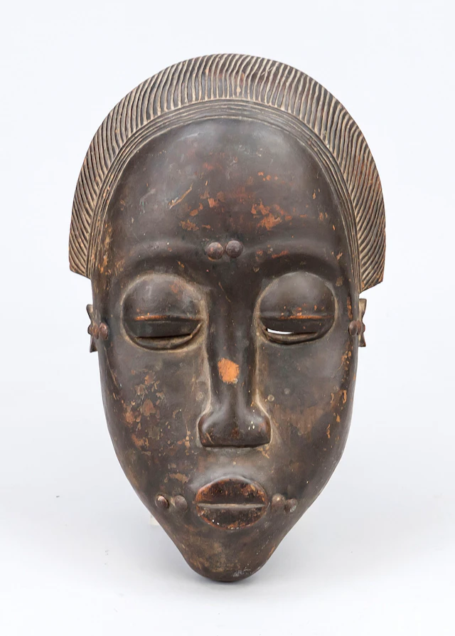 Mblo Maske der Baule, Afrika Elfe