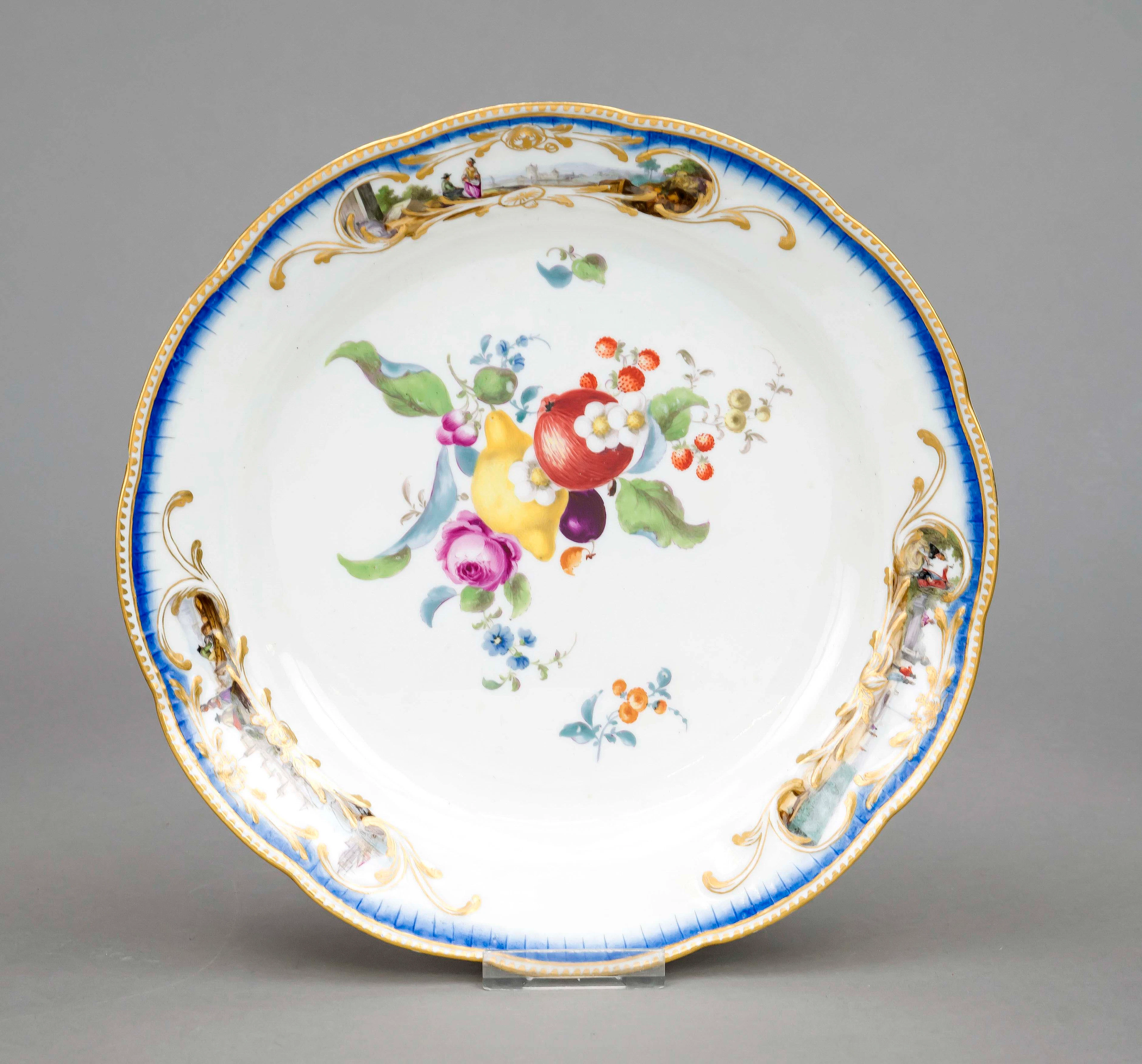 Obstschale, Meissen, Marke 1740-1