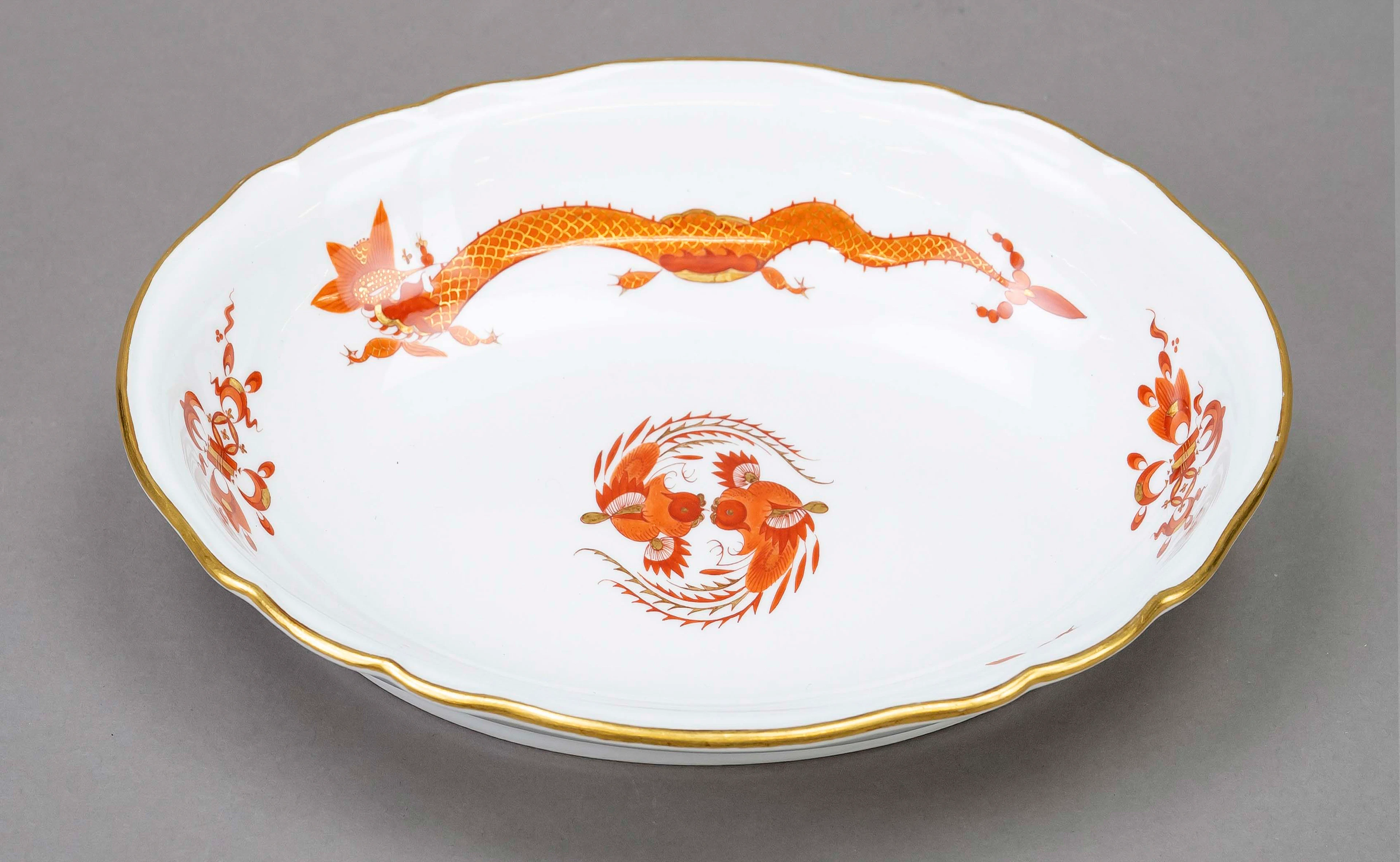 Ovale Schale, Meissen, Marke 1924