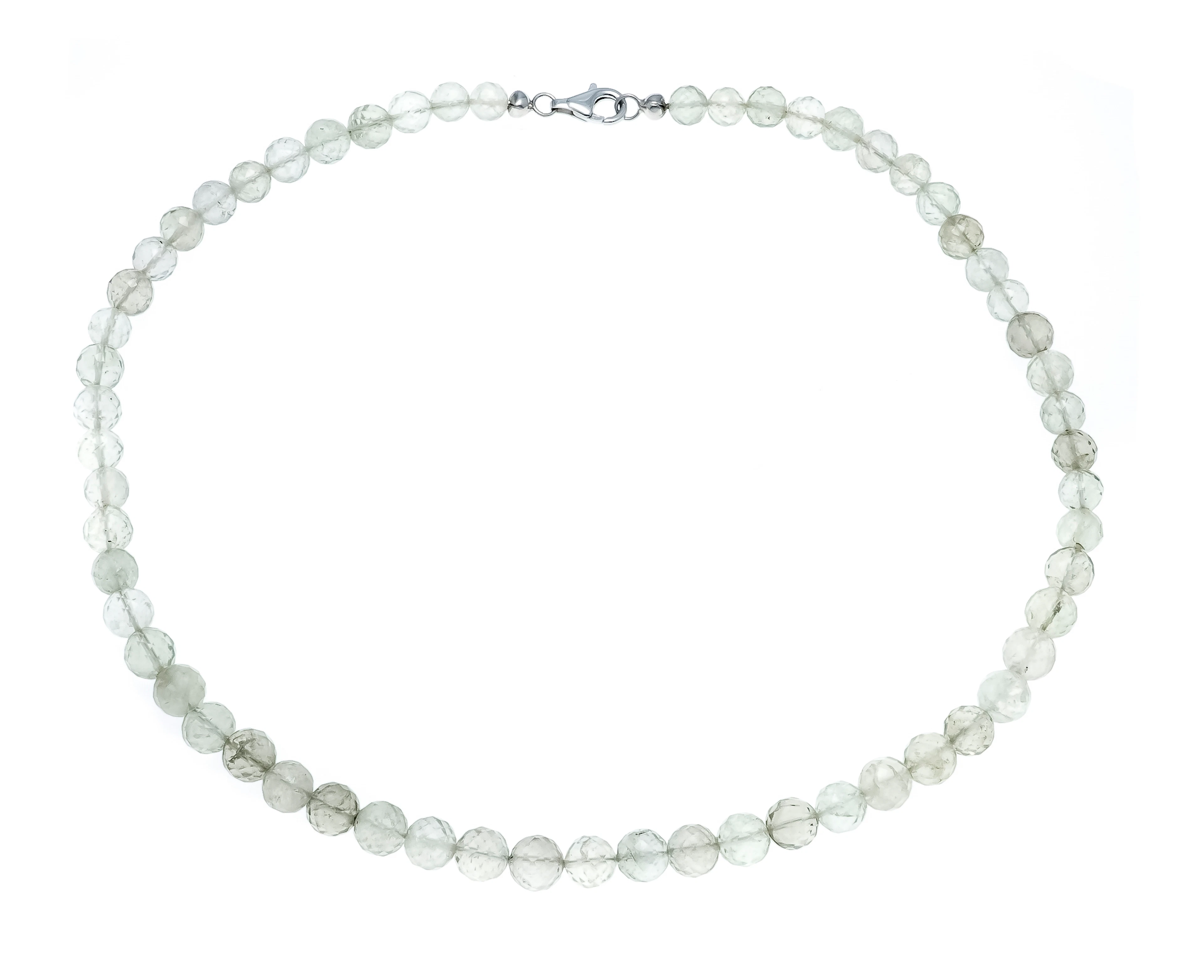 Grüner-Amethyst-Collier mit Karab