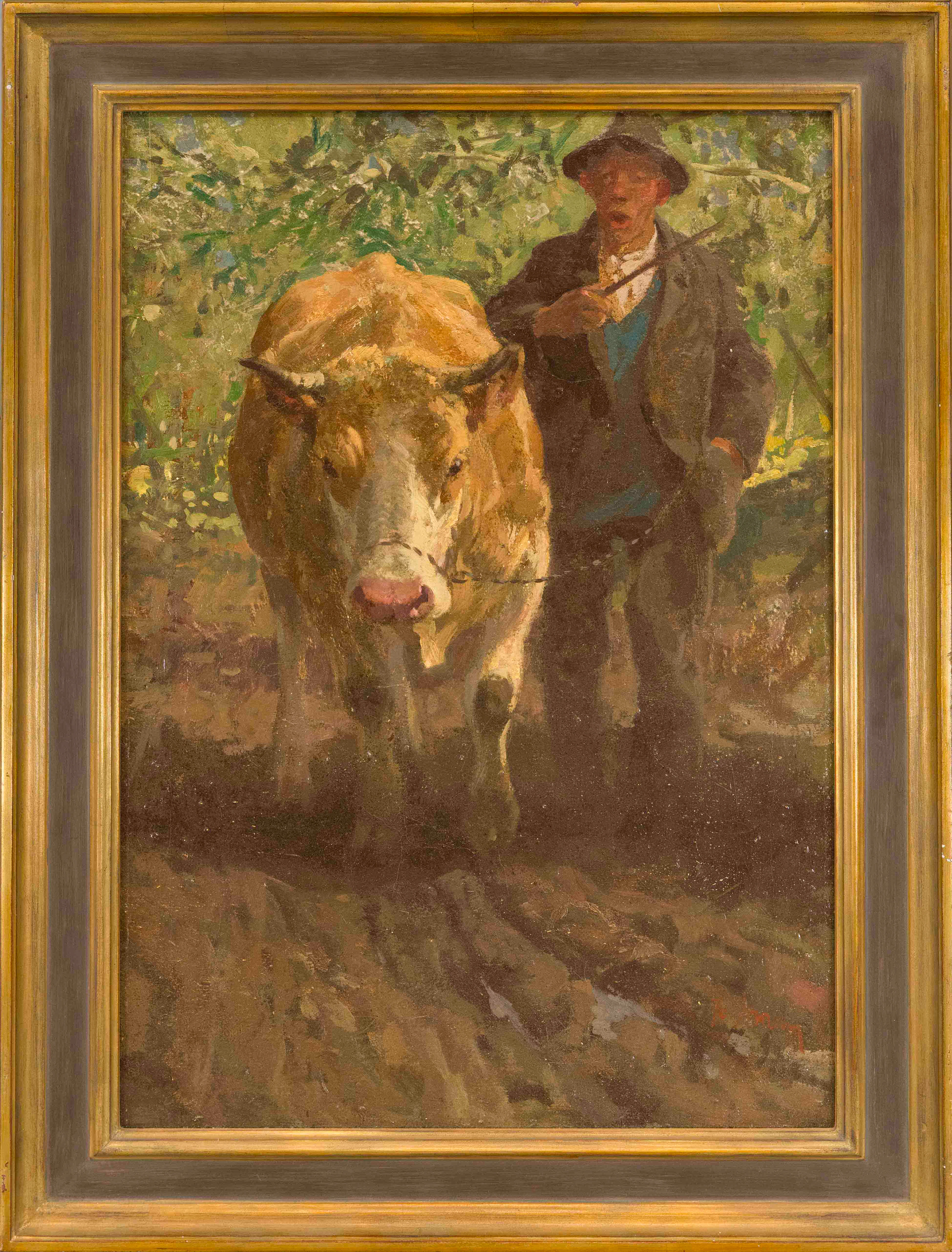 Jo Strahn (1904-1997). Bauer mit