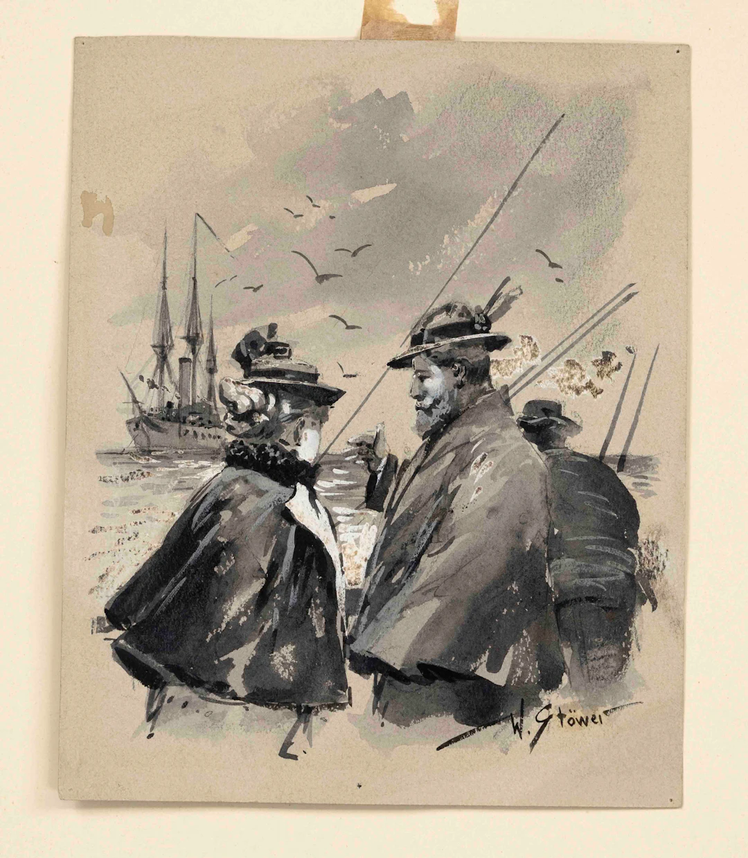 Willy Stöwer (1864-1931), drei Pe