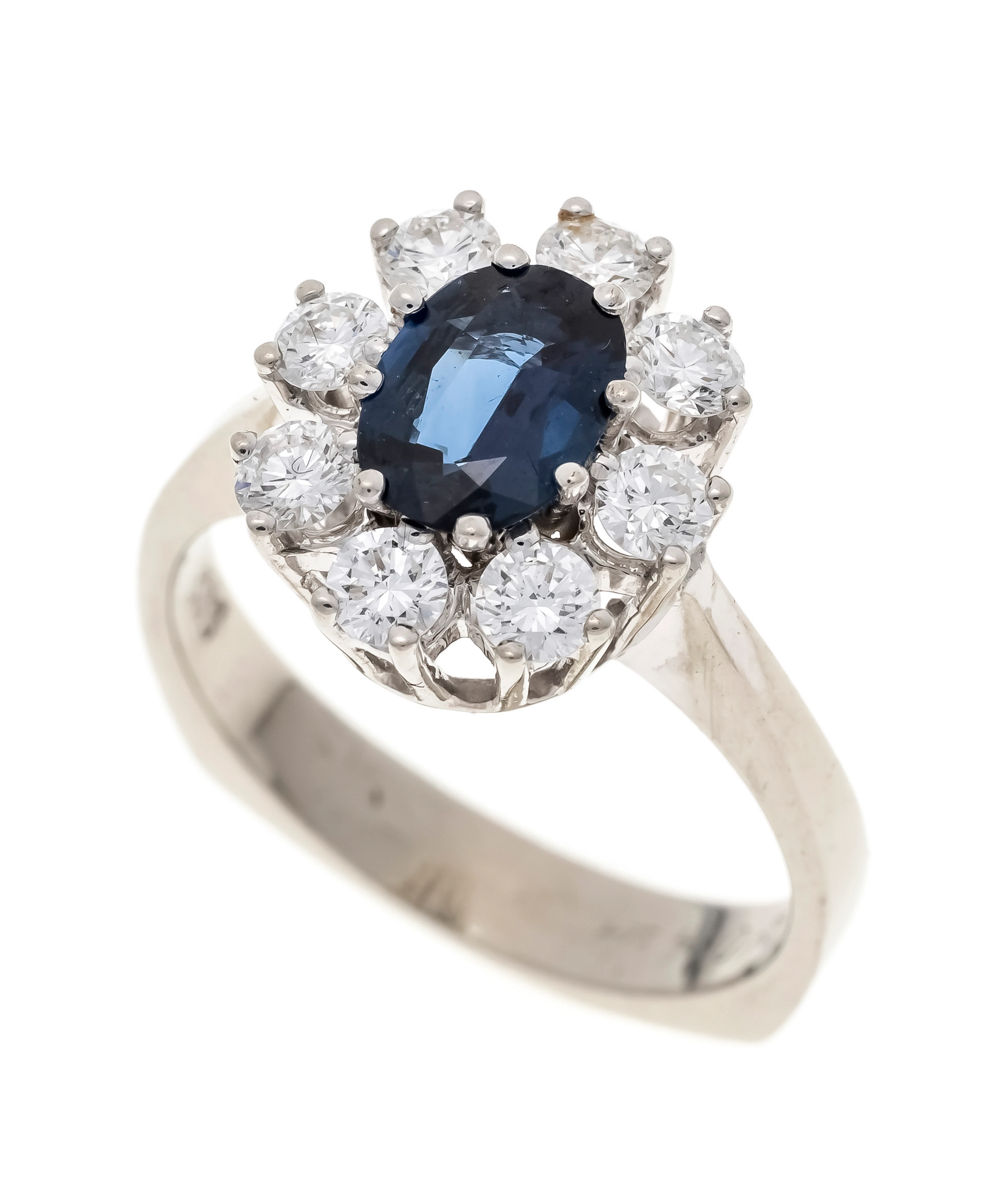Saphir-Brillant-Ring WG 585/000 m
