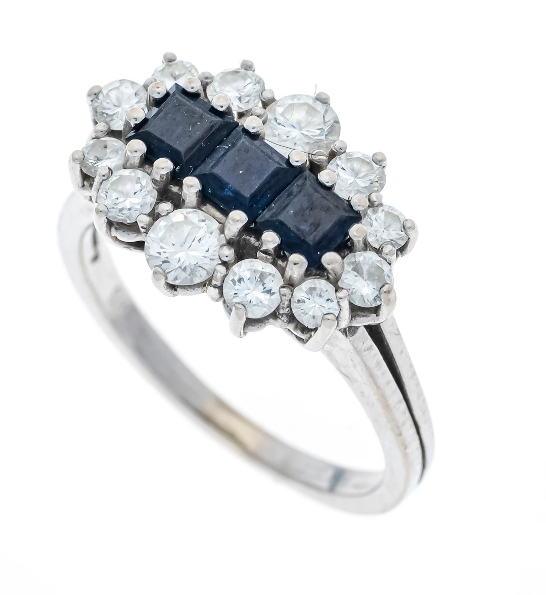 Saphir-Brillant-Ring WG 585/000 m