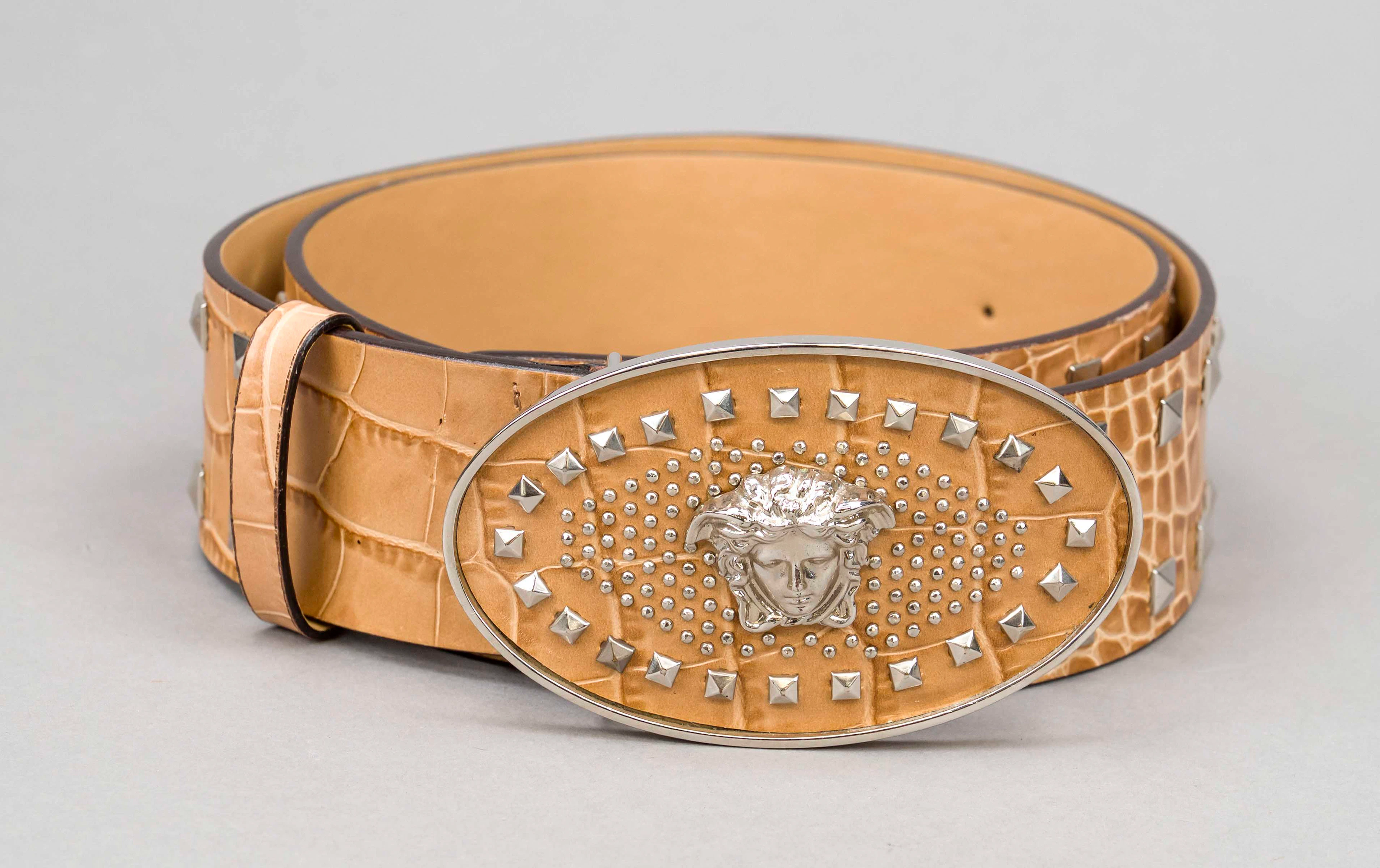 Versace, breiter Gürtel, toffeefa