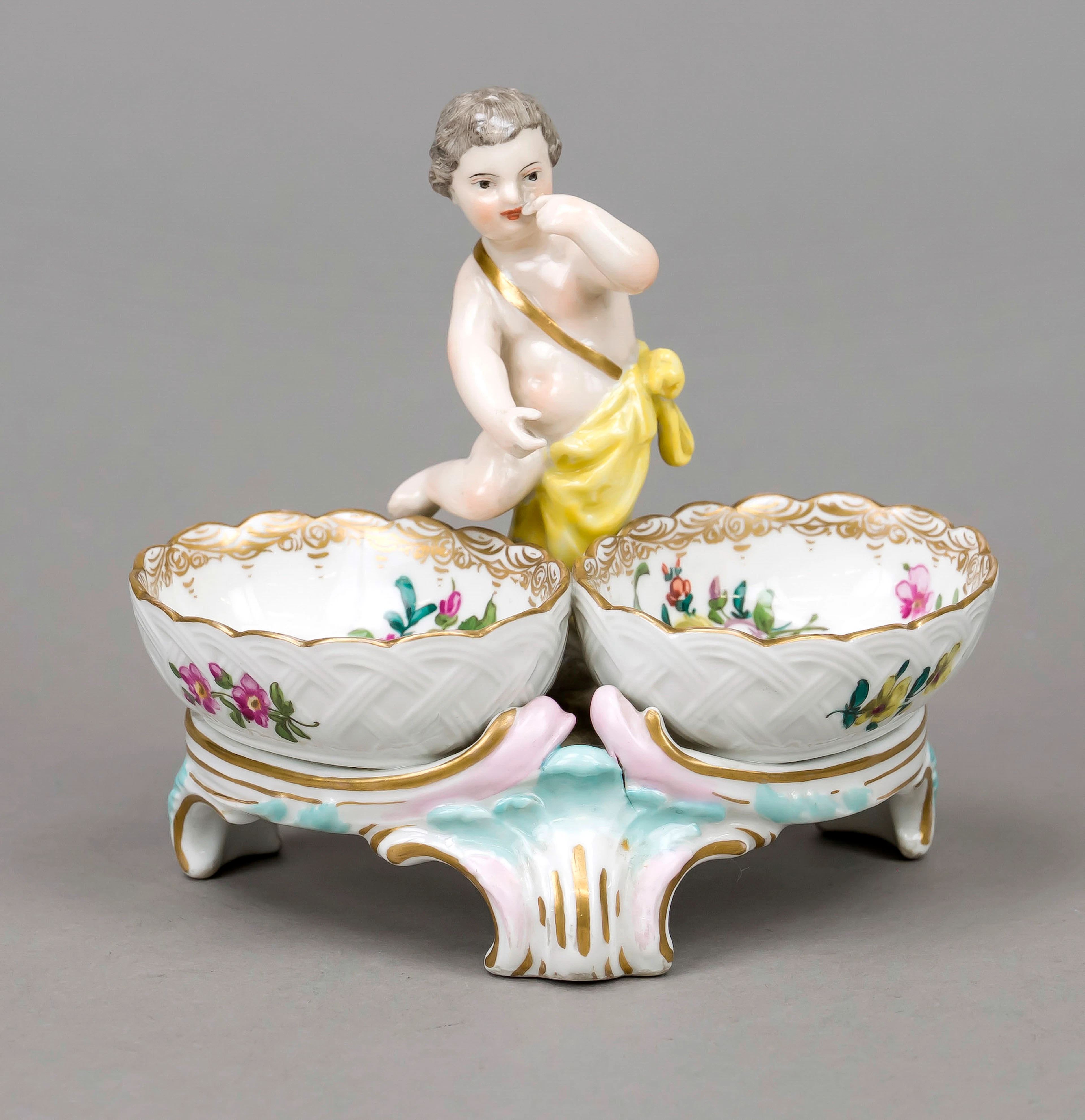 Saliere mit Figur, KPM Berlin, 19