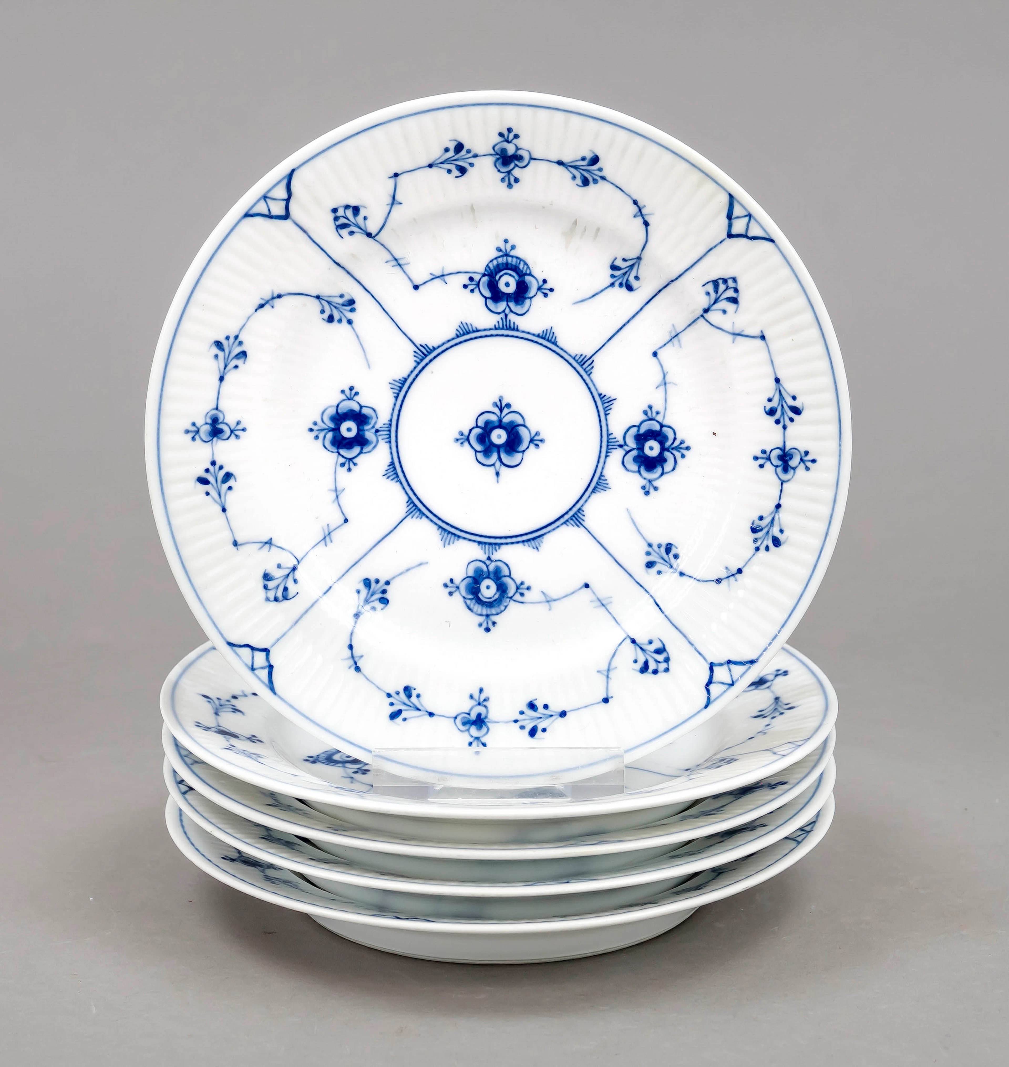 Fünf Brotteller, Royal Copenhagen