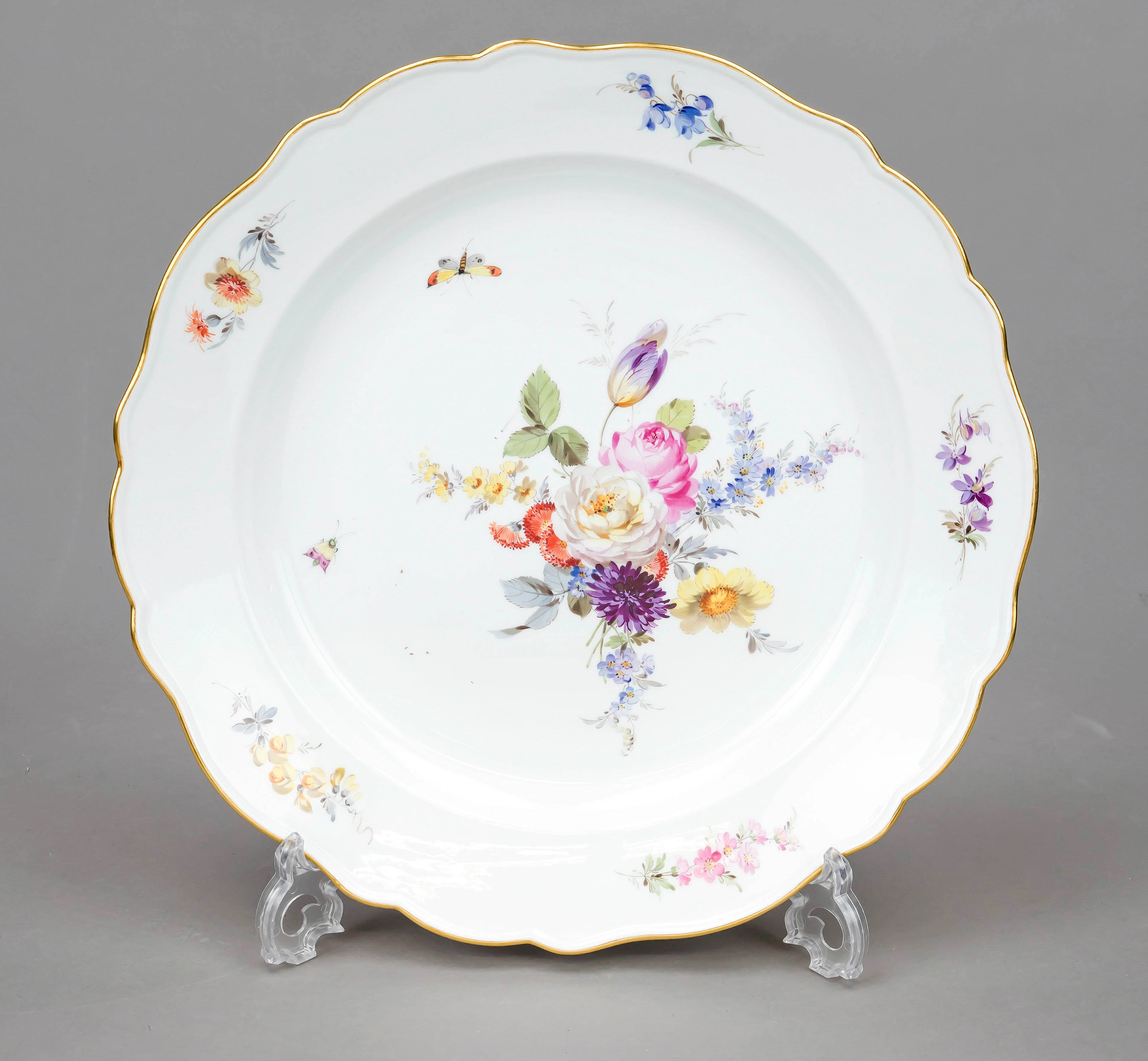 Große runde Schale, Meissen, Knau