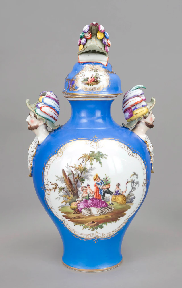 Deckelvase, Carl Thieme zu Potsch