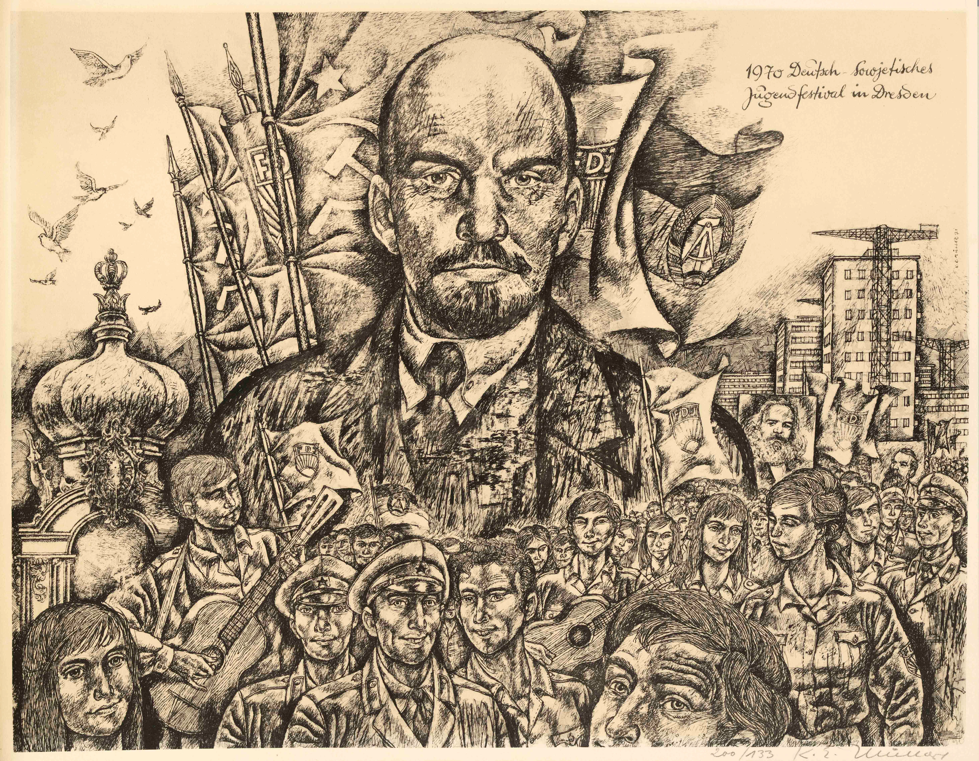 DDR Propaganda, K.E.Müller, ''Mit