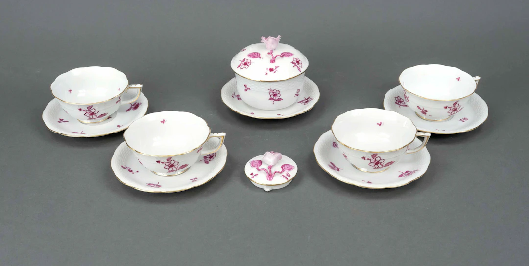 Restservice, 10-tlg., Herend, Ung