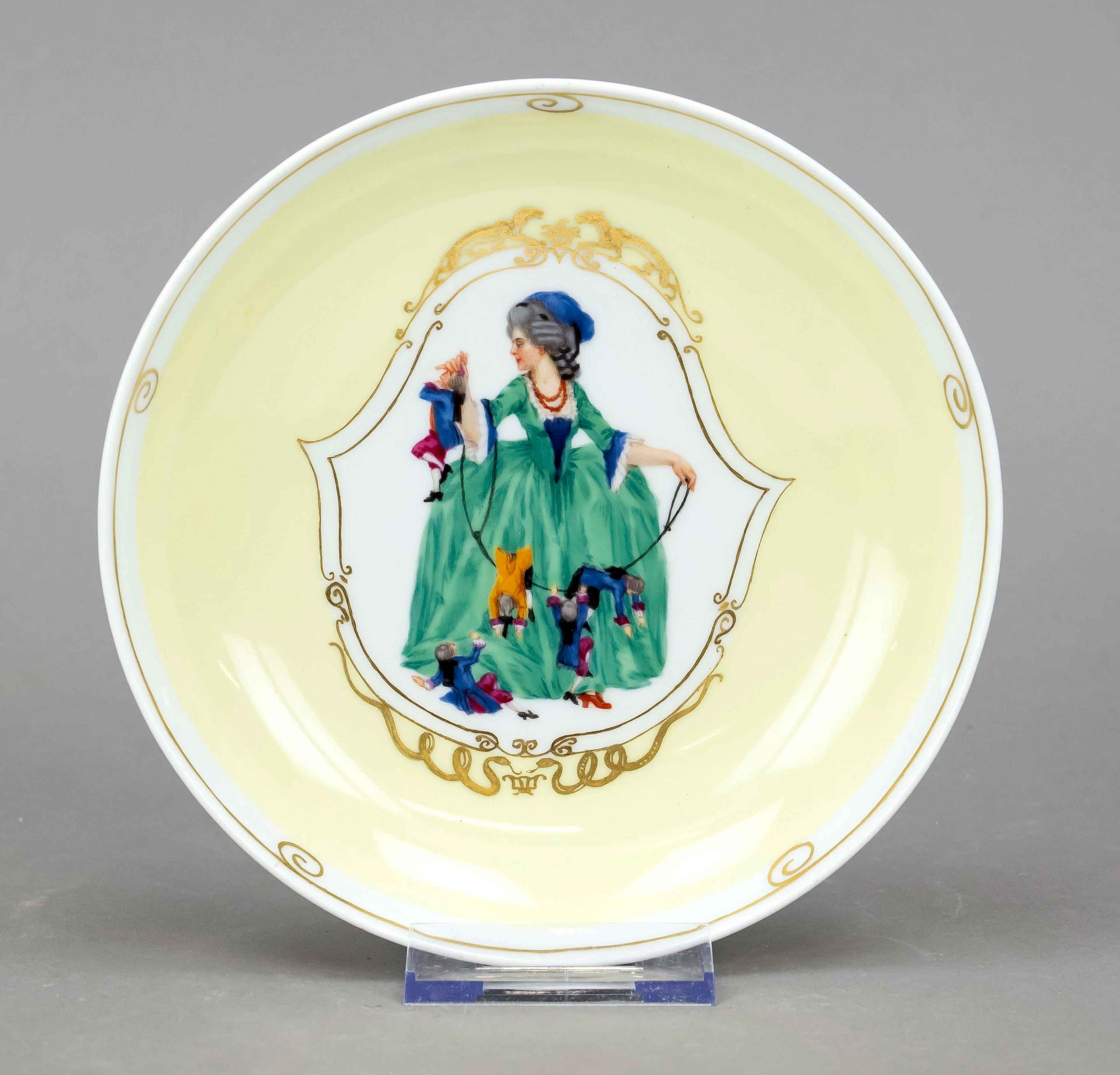 Seltene Jugendstil Schale, Meissen