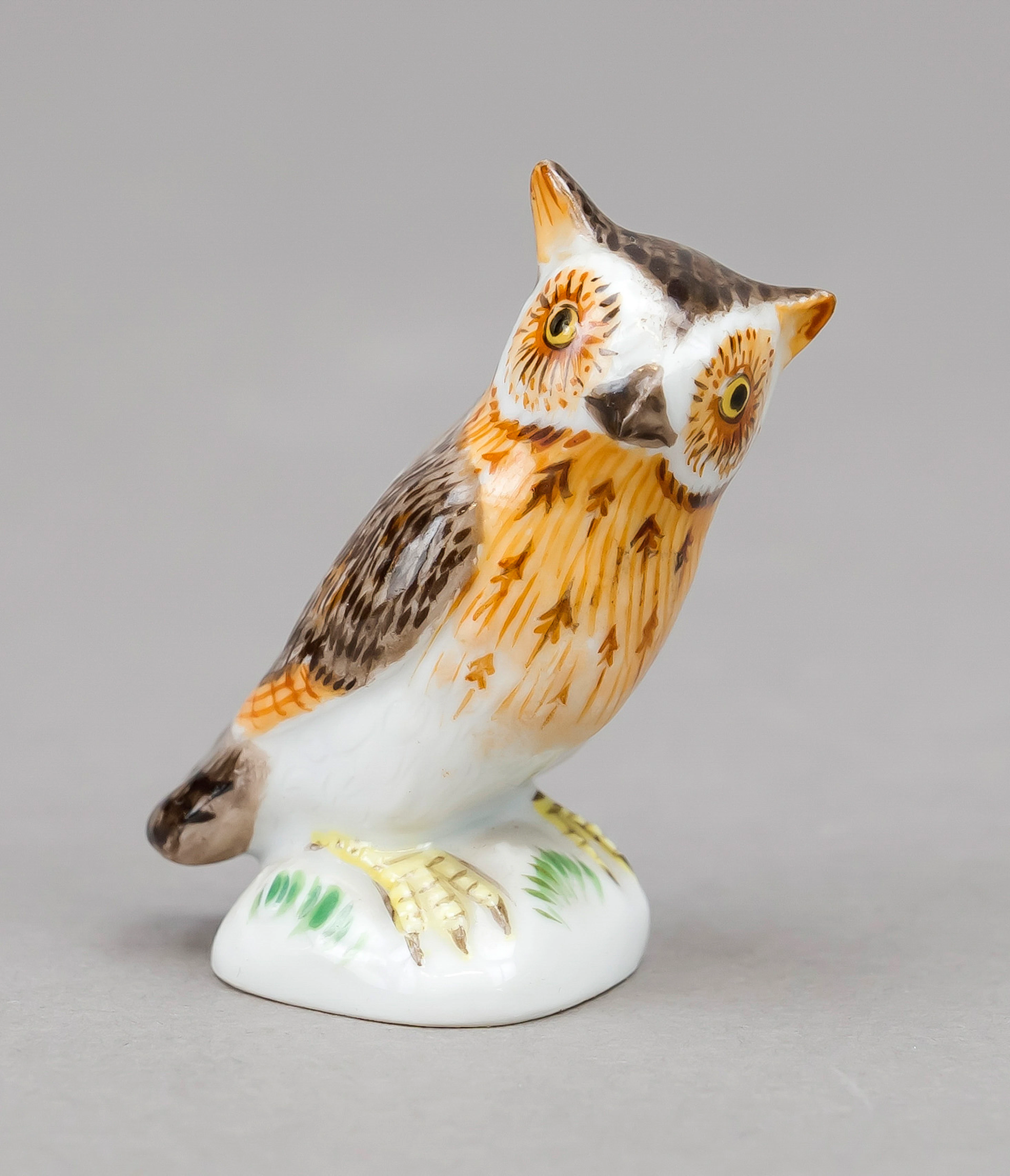 Miniatur Eule, Meissen, Marke nac