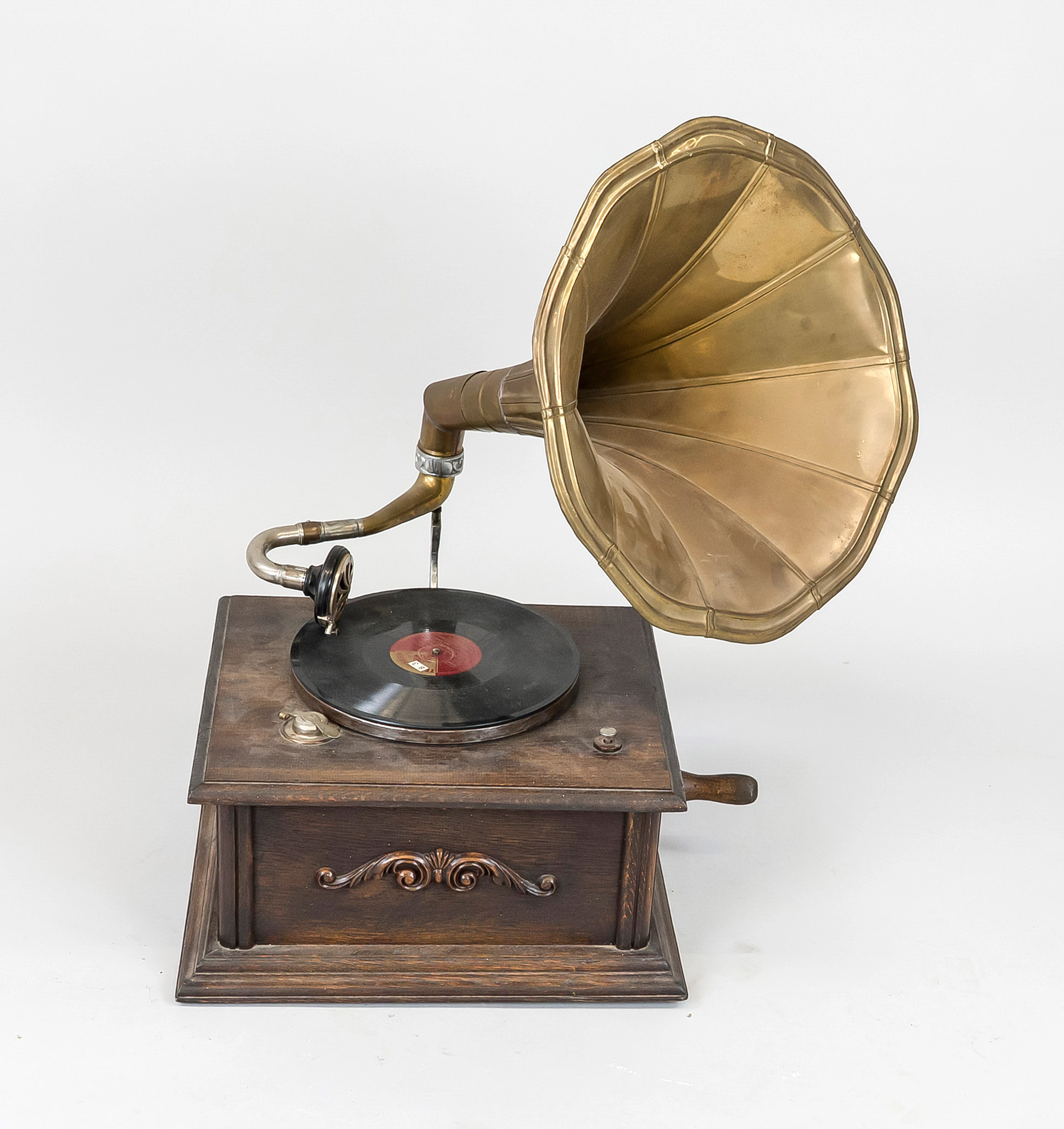 Grammophon, um 1910, ohne Herstel