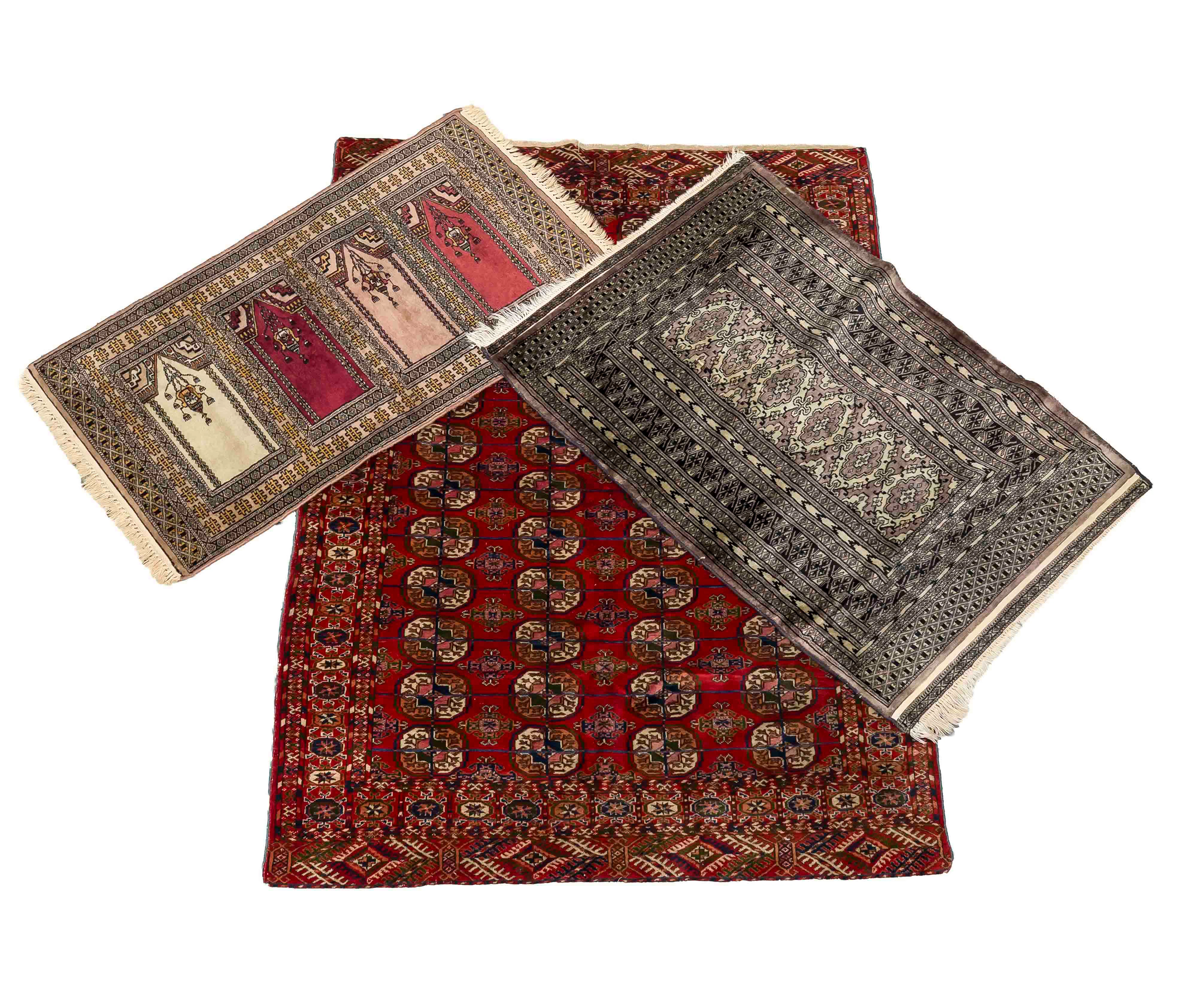 3 Teppiche, Turkmenistan/ Afghani