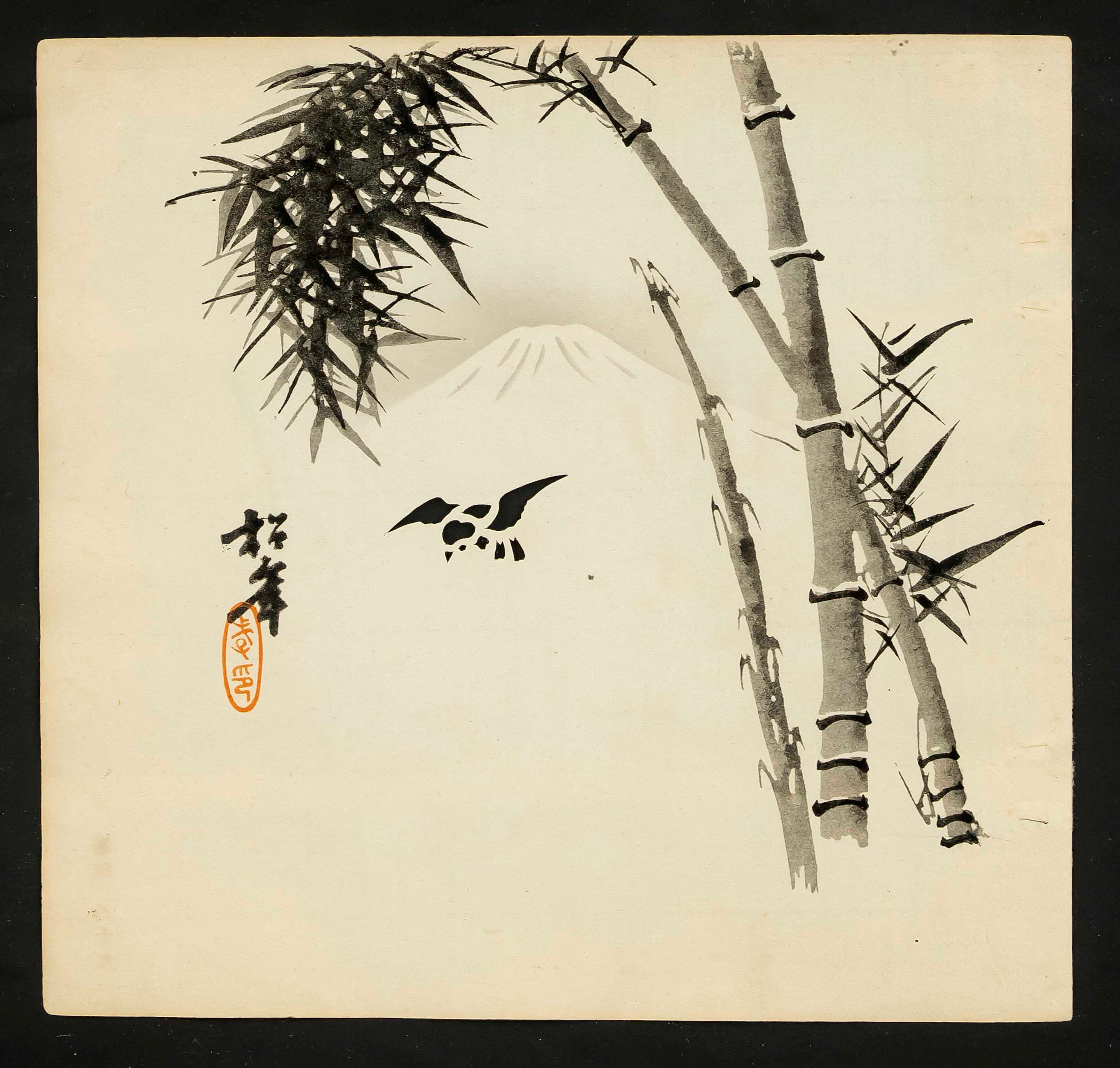 Paar Tuschemalereien, Japan, 20.